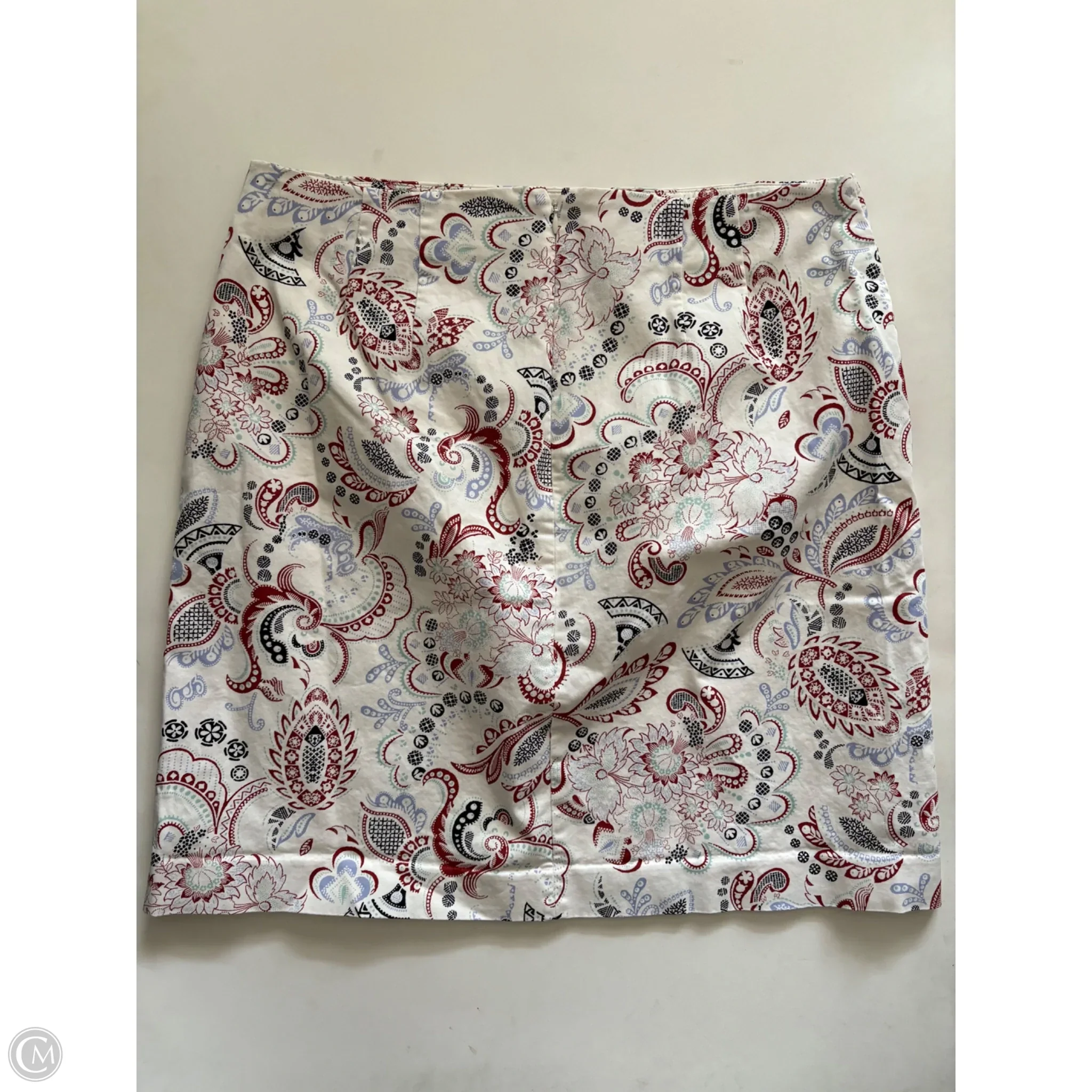 Skirt Midi By Ann Taylor In Paisley Print, Size: 14 - Image 2