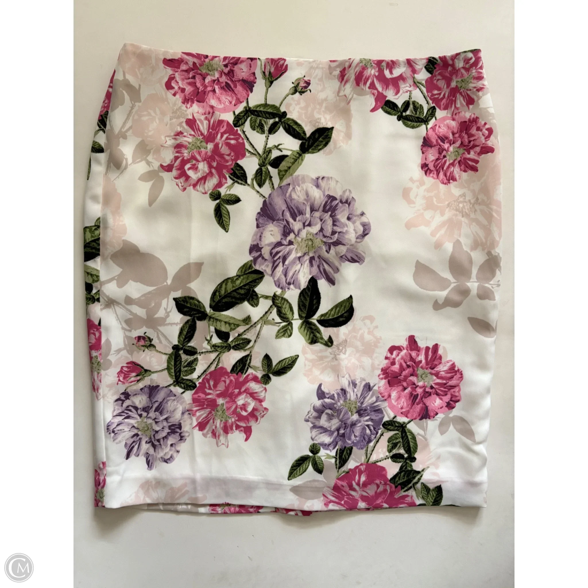 Skirt Midi By Ann Taylor In Floral Print, Size: 14 - Image 1