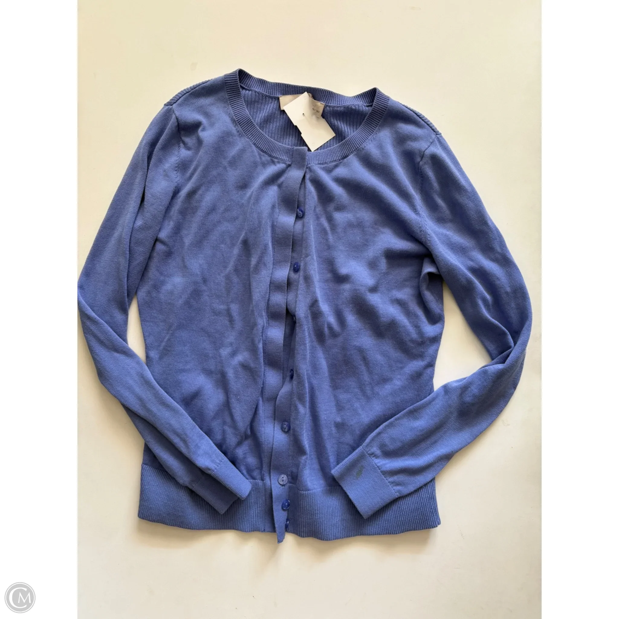 Sweater Cardigan By Loft In Purple, Size: Sp - Image 1