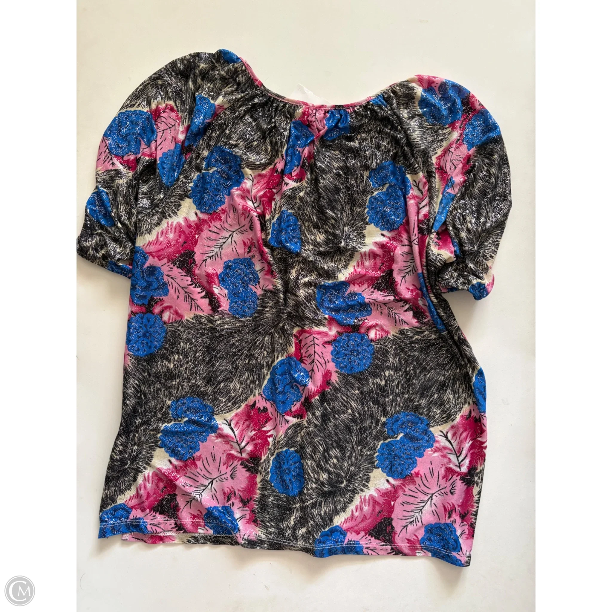 Blouse Long Sleeve By Cathy In Floral Print, Size: L - Image 2