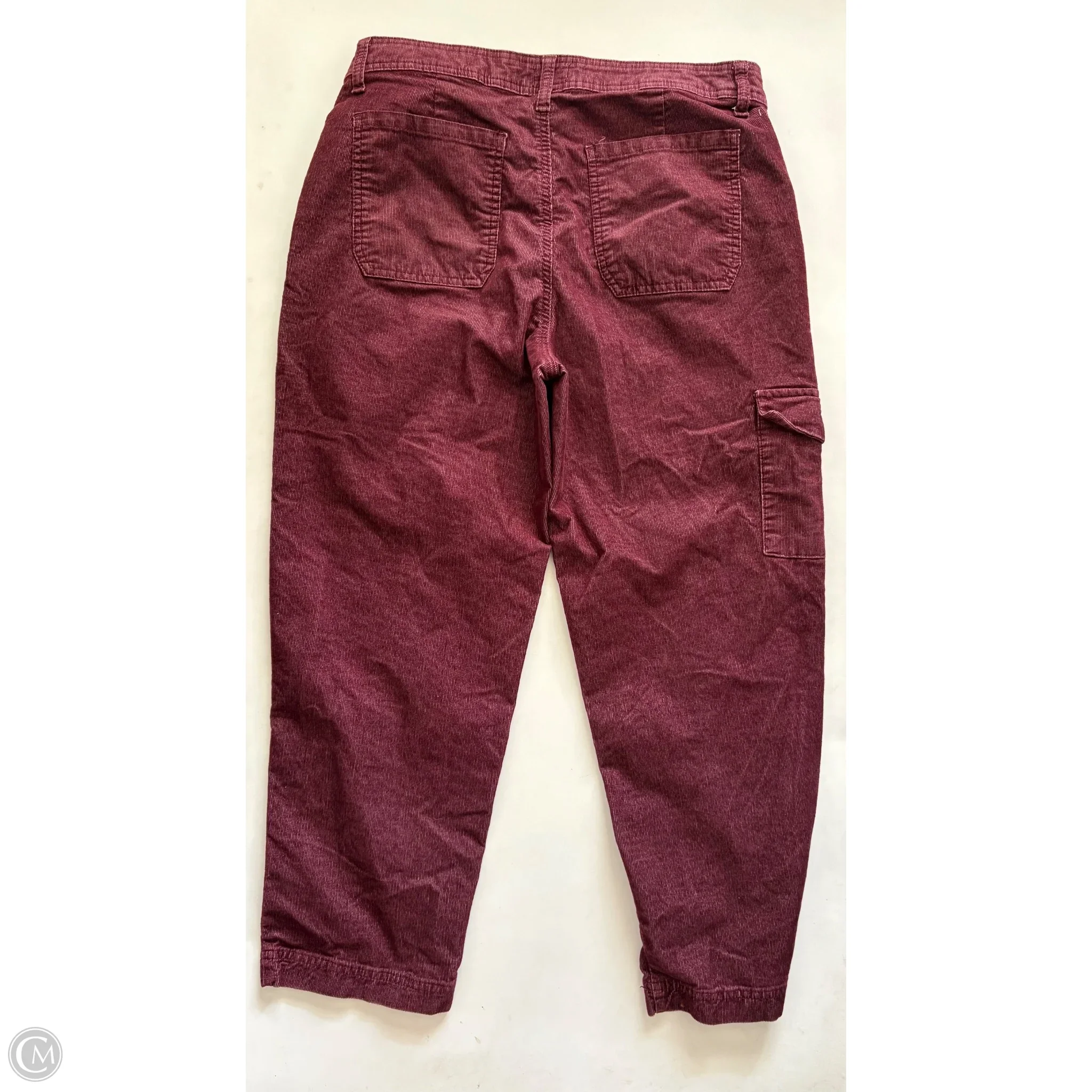 Pants Corduroy By Time And Tru In Maroon, Size: 12 - Image 2