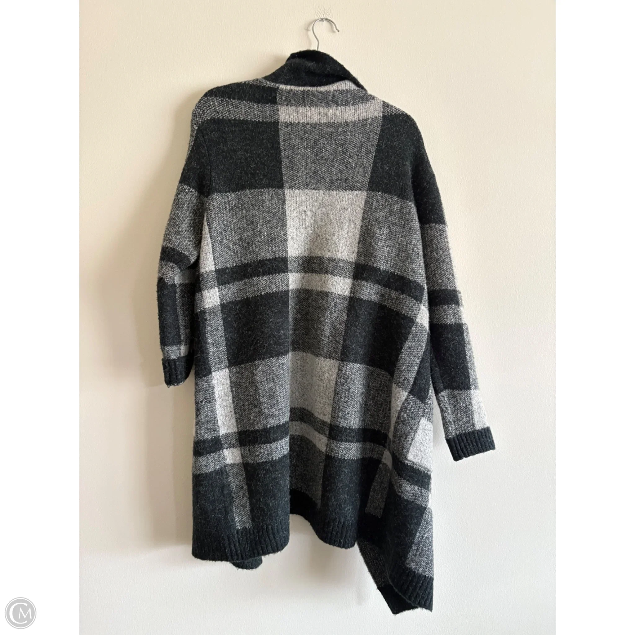 Sweater Cardigan By Anama In Grey, Size: M - Image 2