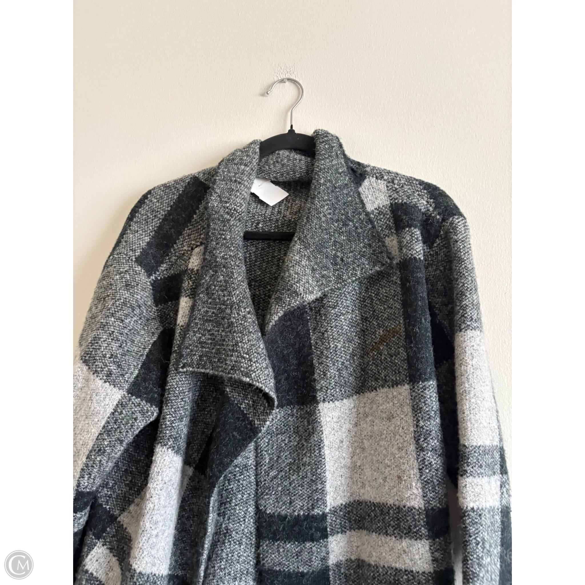 Sweater Cardigan By Anama In Grey, Size: M - Image 3