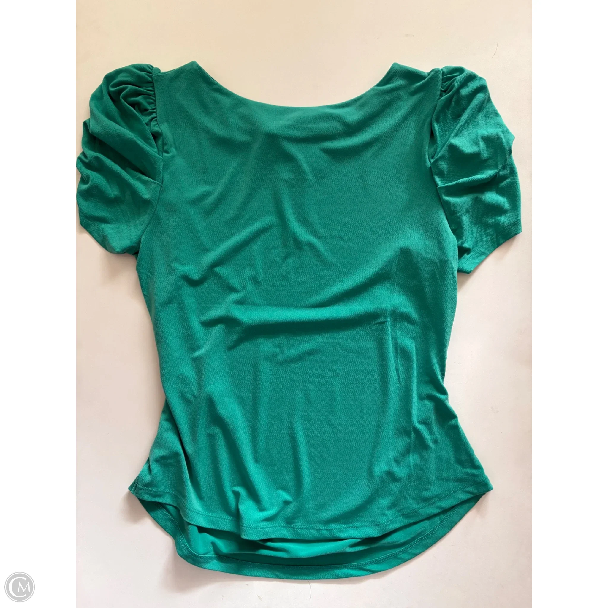Blouse Short Sleeve By Crown And Ivy In Green, Size: L - Image 2