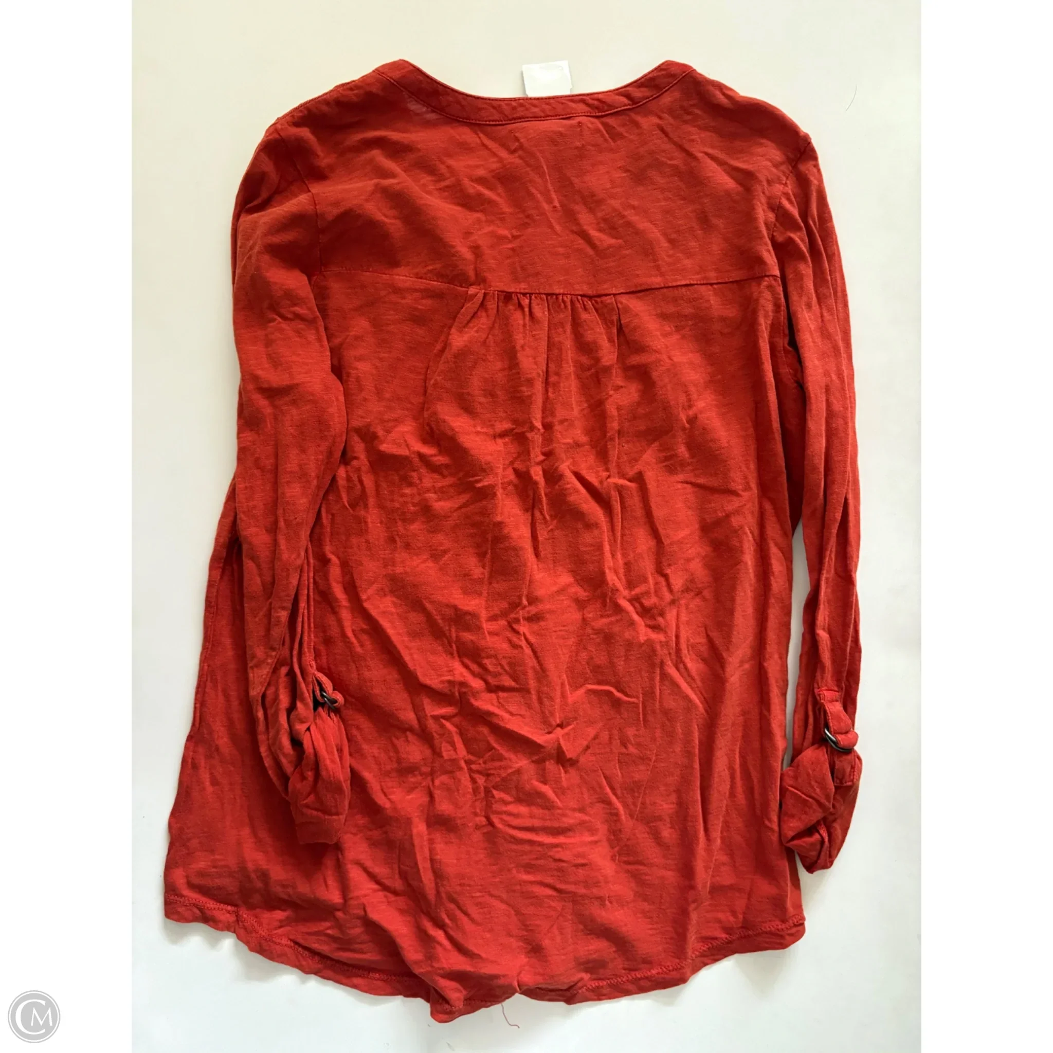 Top Long Sleeve By New Directions In Orange, Size: L - Image 2