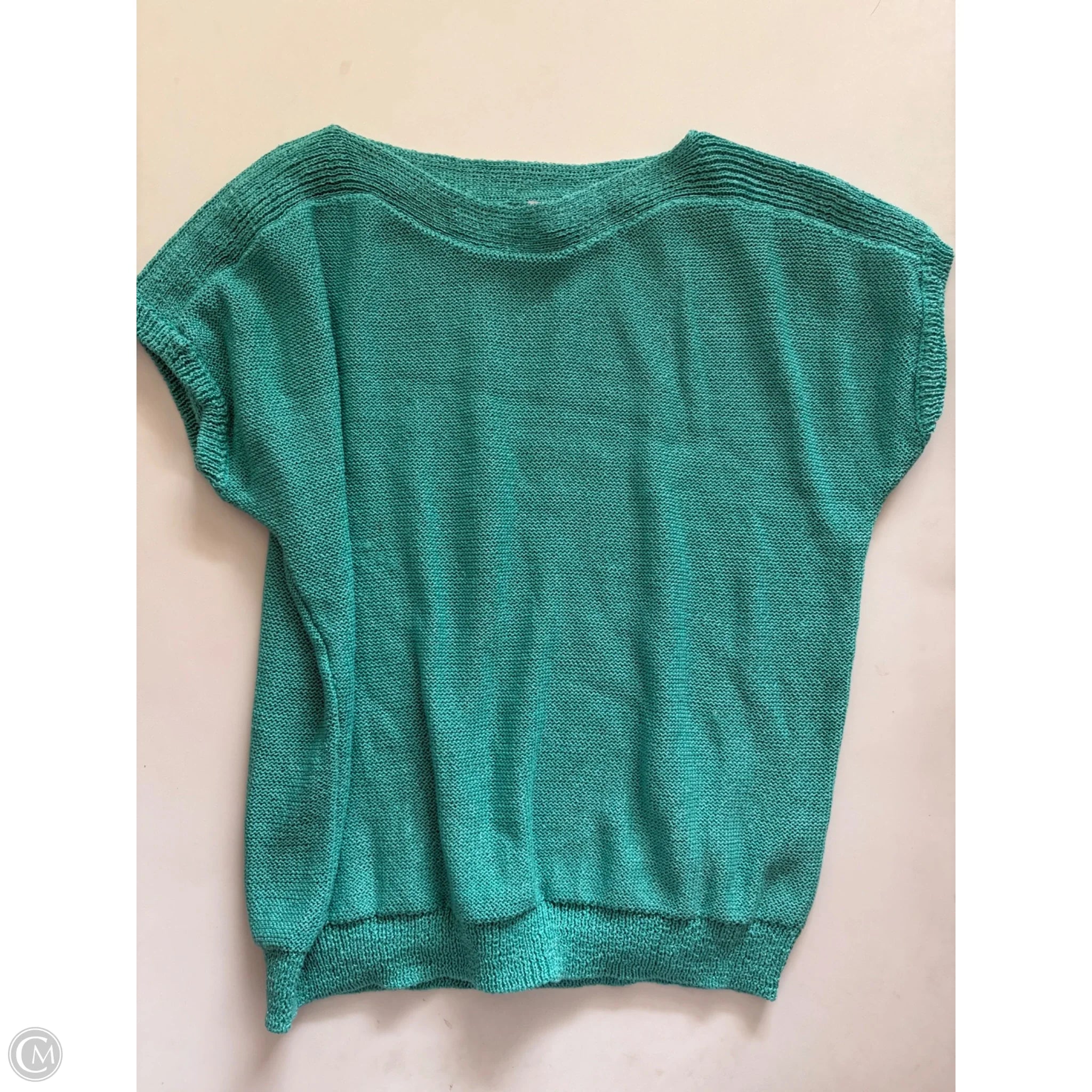 Sweater Short Sleeve By Chaps In Blue, Size: Xl - Image 1