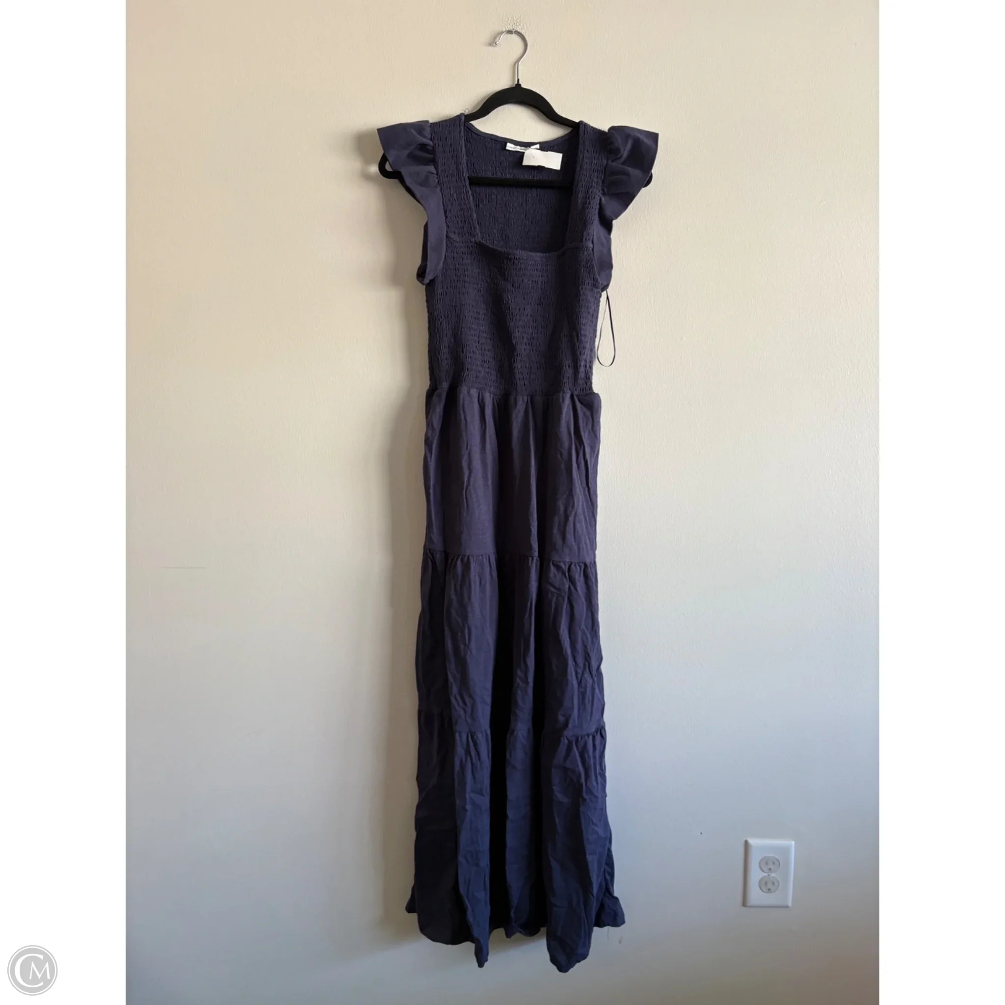 Dress Casual Maxi By Lucky Brand In Navy, Size: M - Image 1