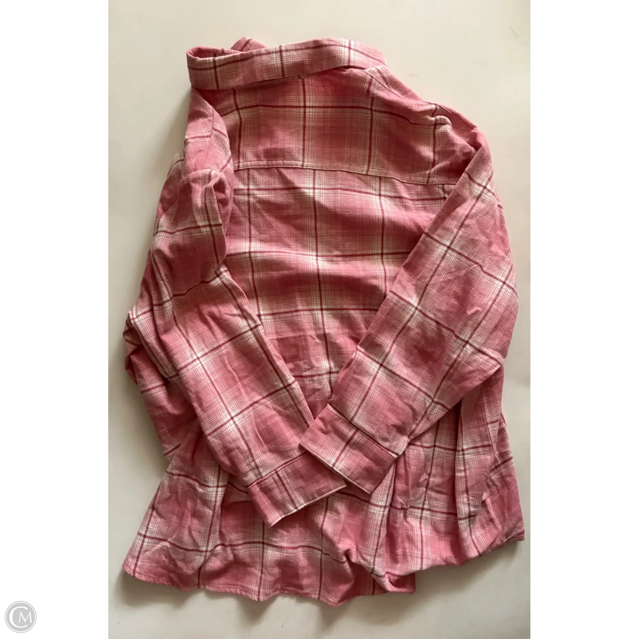 Top Long Sleeve By Old Navy In Plaid Pattern, Size: 2x - Image 2