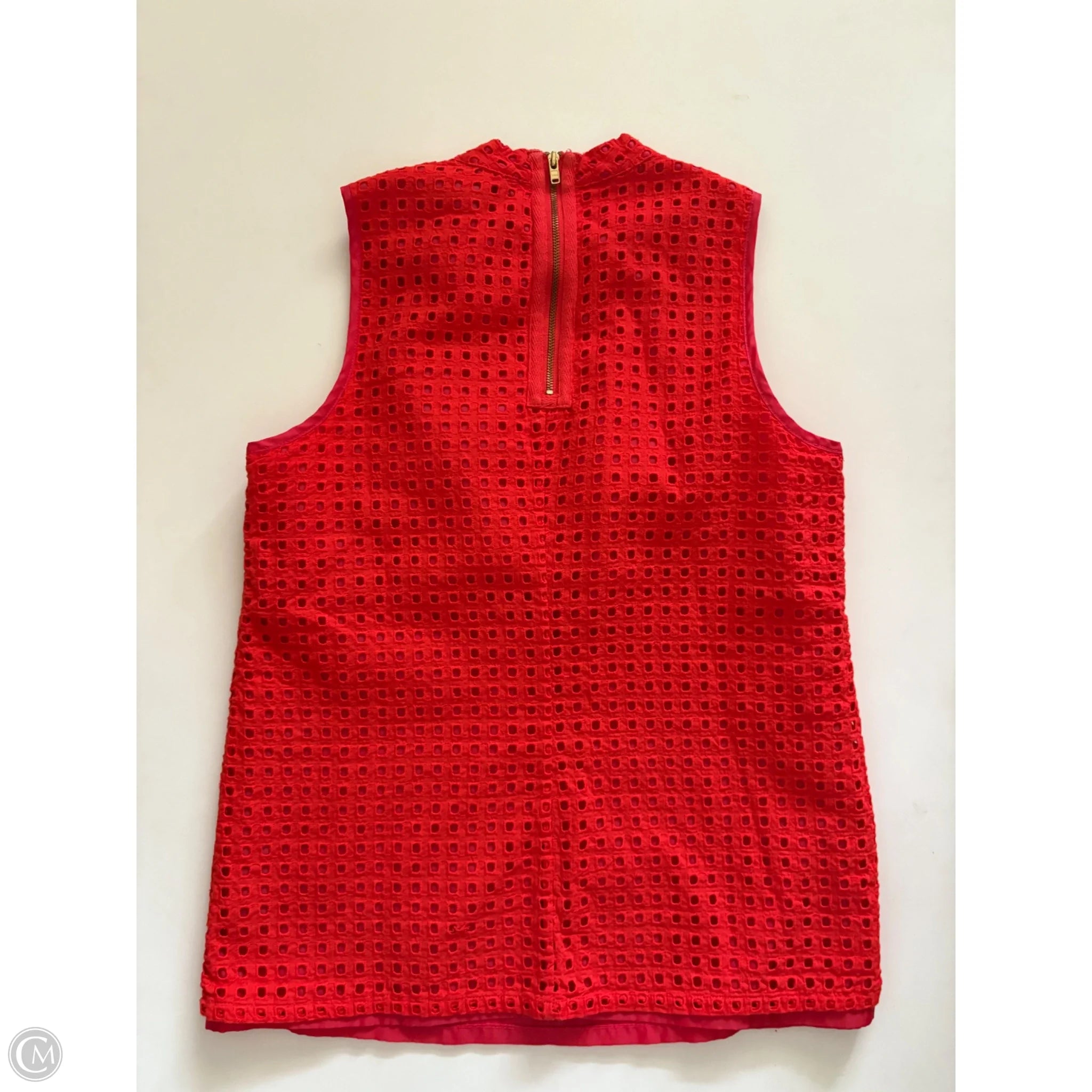 Top Sleeveless By J. Crew In Orange, Size: 2 - Image 2