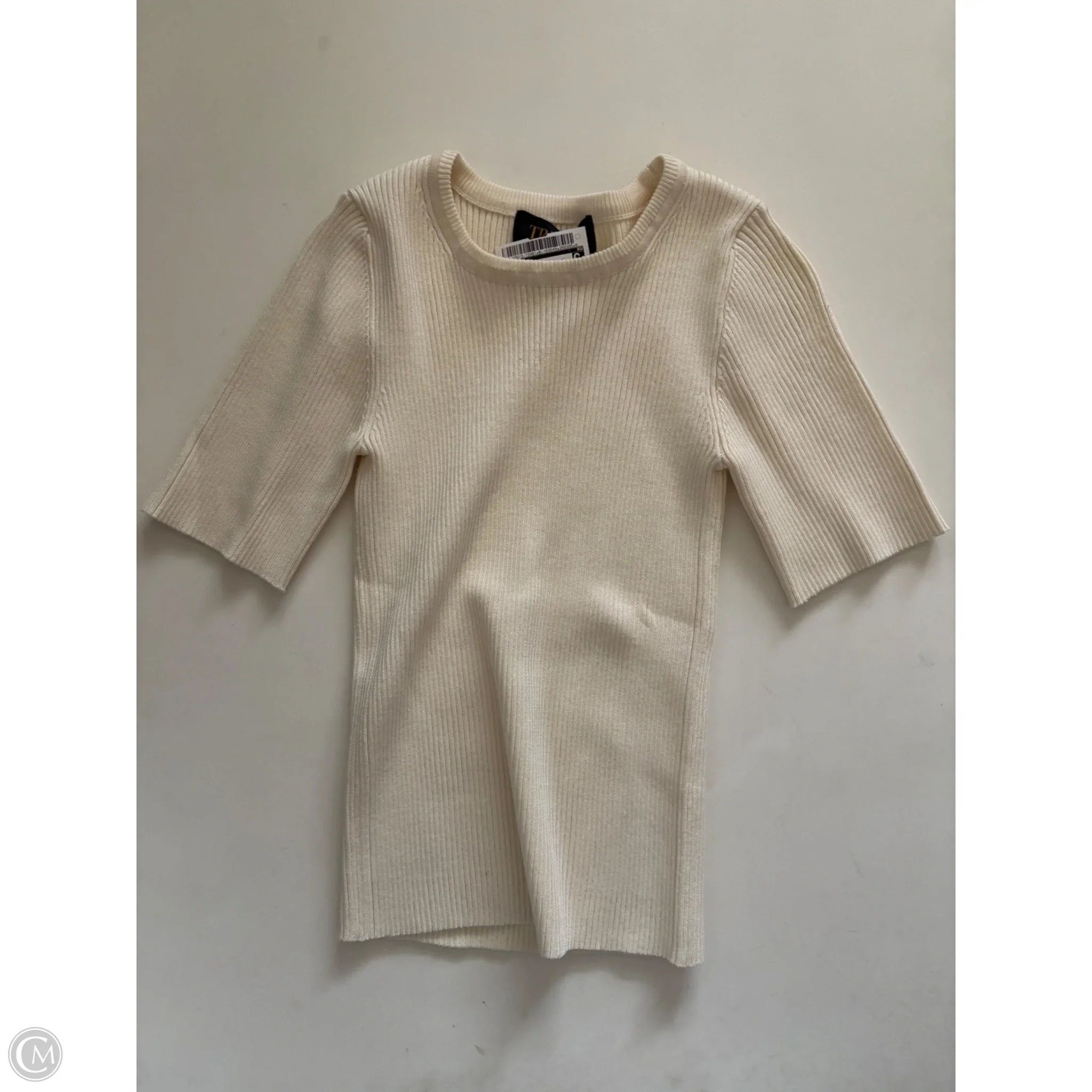 Sweater Short Sleeve By Truth In Cream, Size: Xs - Image 1