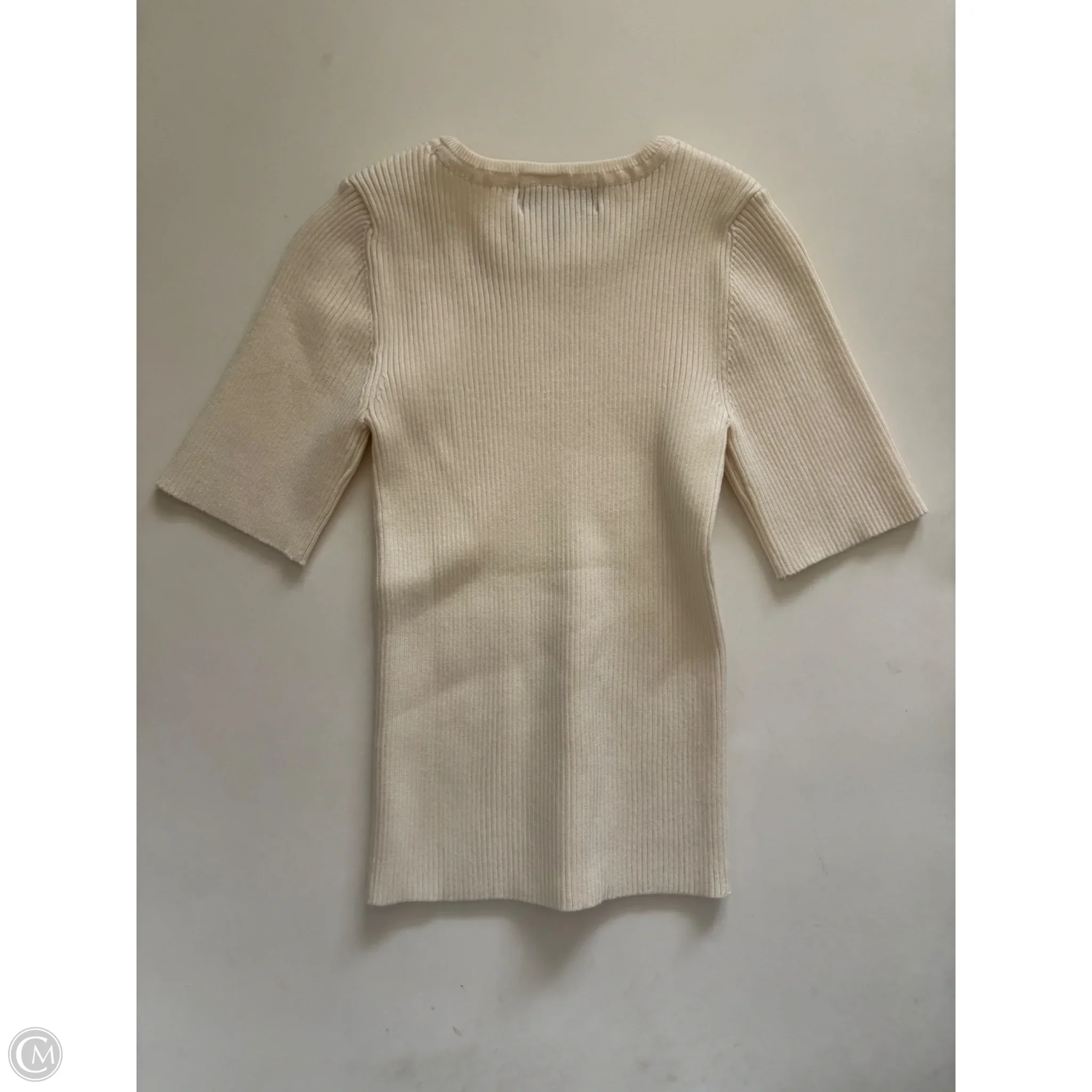 Sweater Short Sleeve By Truth In Cream, Size: Xs - Image 2