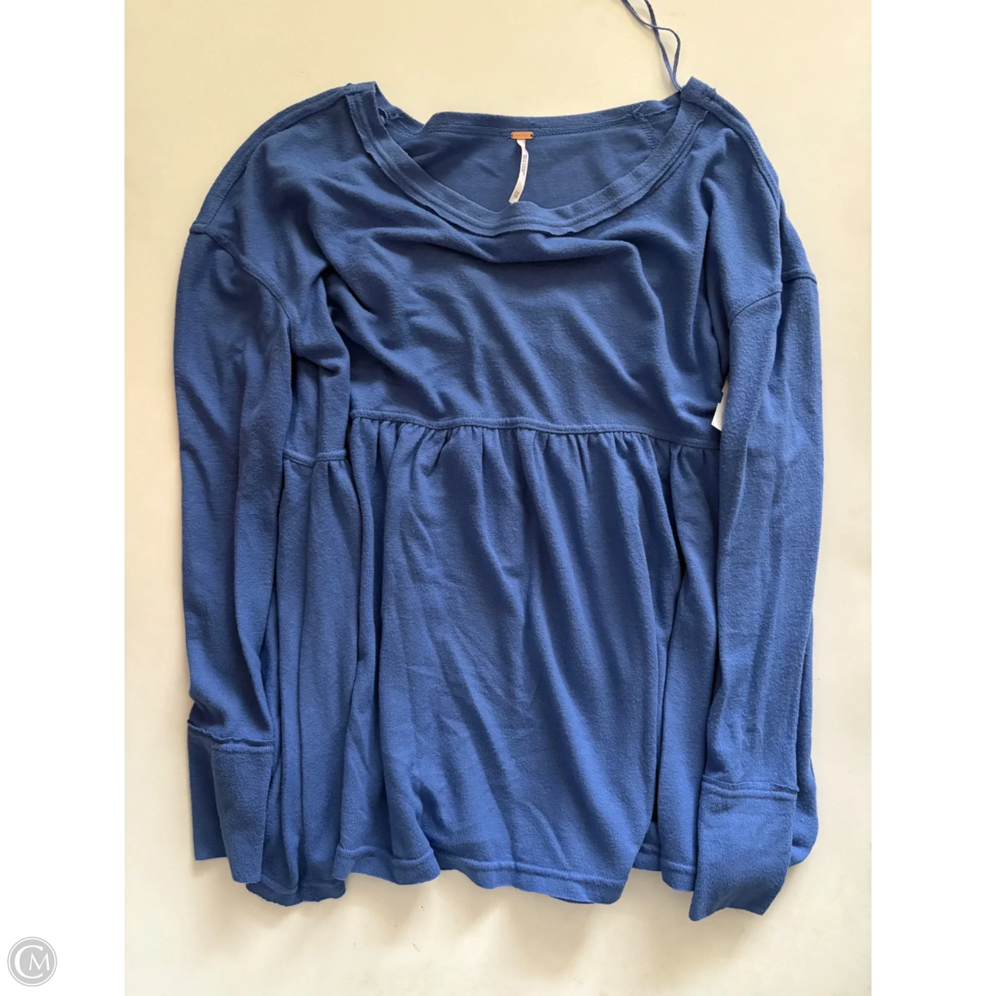 Top Long Sleeve By Free People In Blue, Size: Xs - Image 1