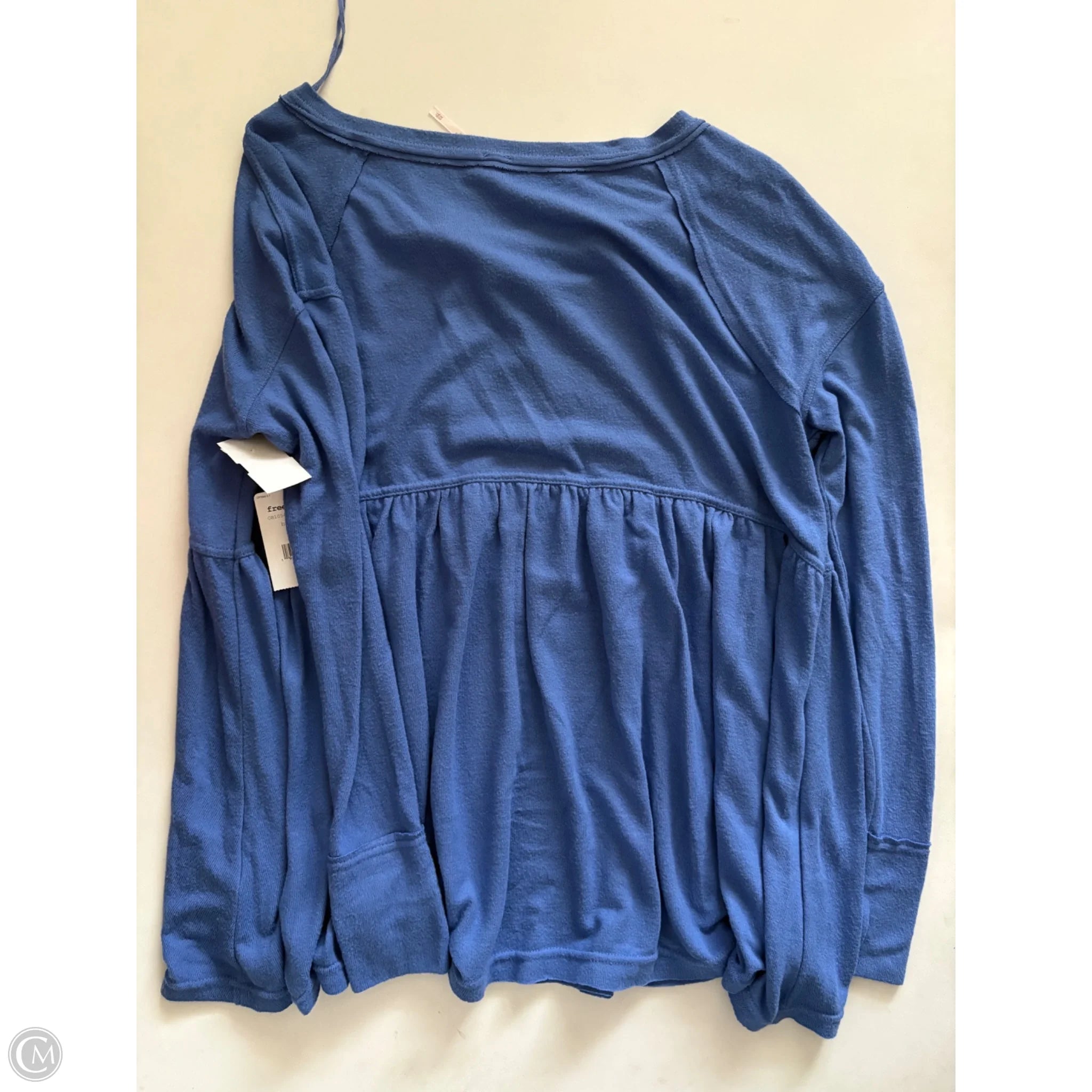 Top Long Sleeve By Free People In Blue, Size: Xs - Image 2