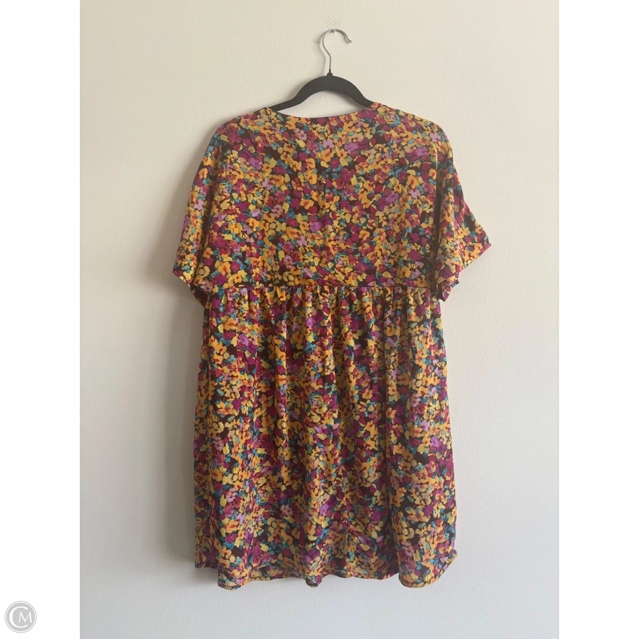 Dress Casual Midi By Emily Wonder In Floral Print, Size: S - Image 2