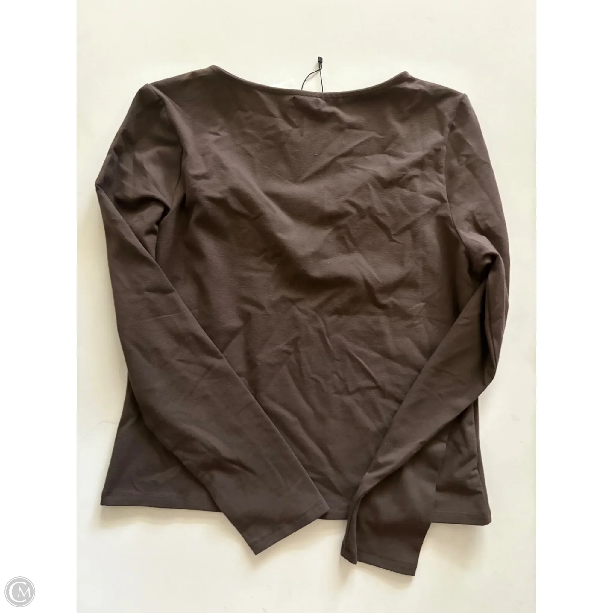 Top Long Sleeve By Express In Brown, Size: L - Image 2