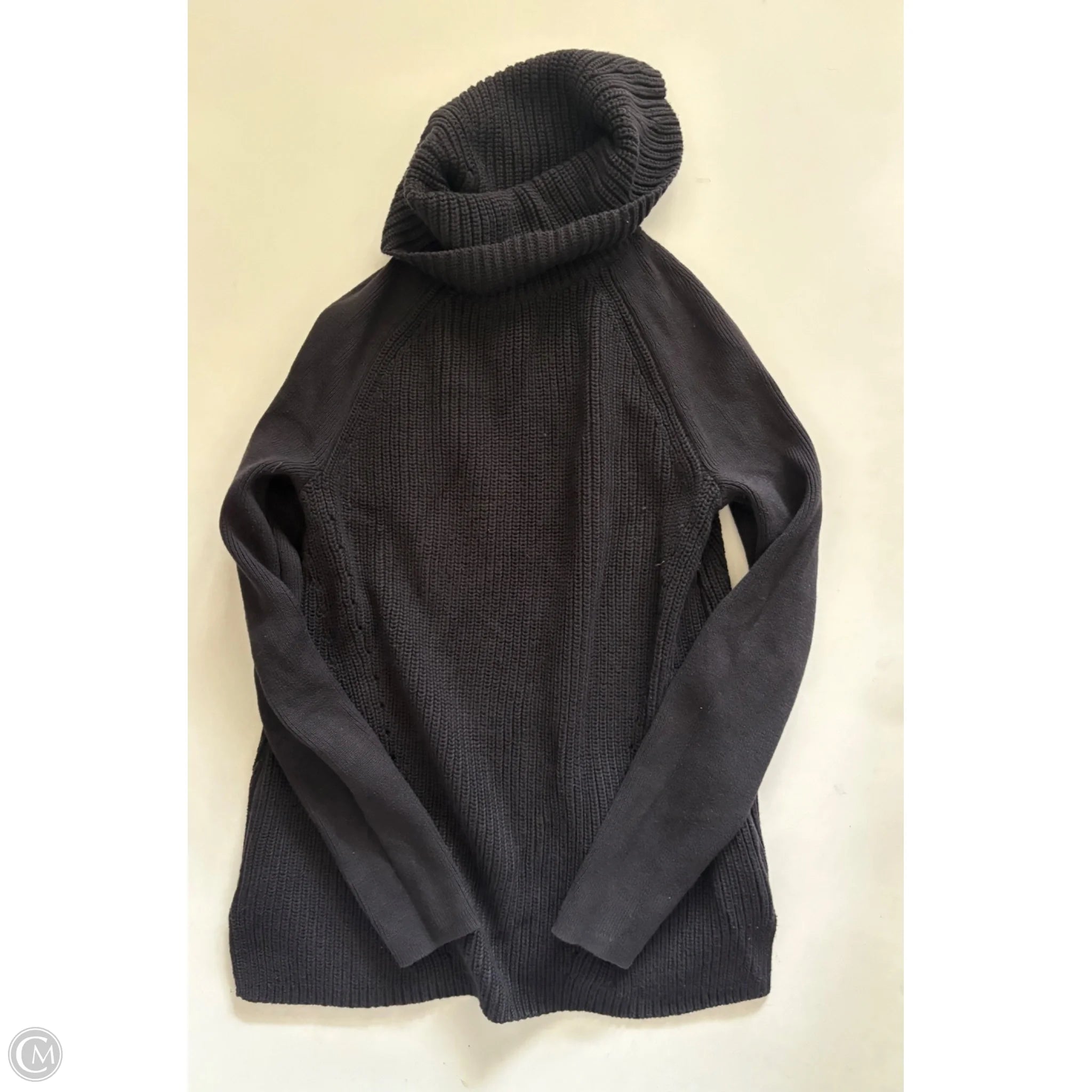 Sweater By Lands End In Black, Size: Xs - Image 1