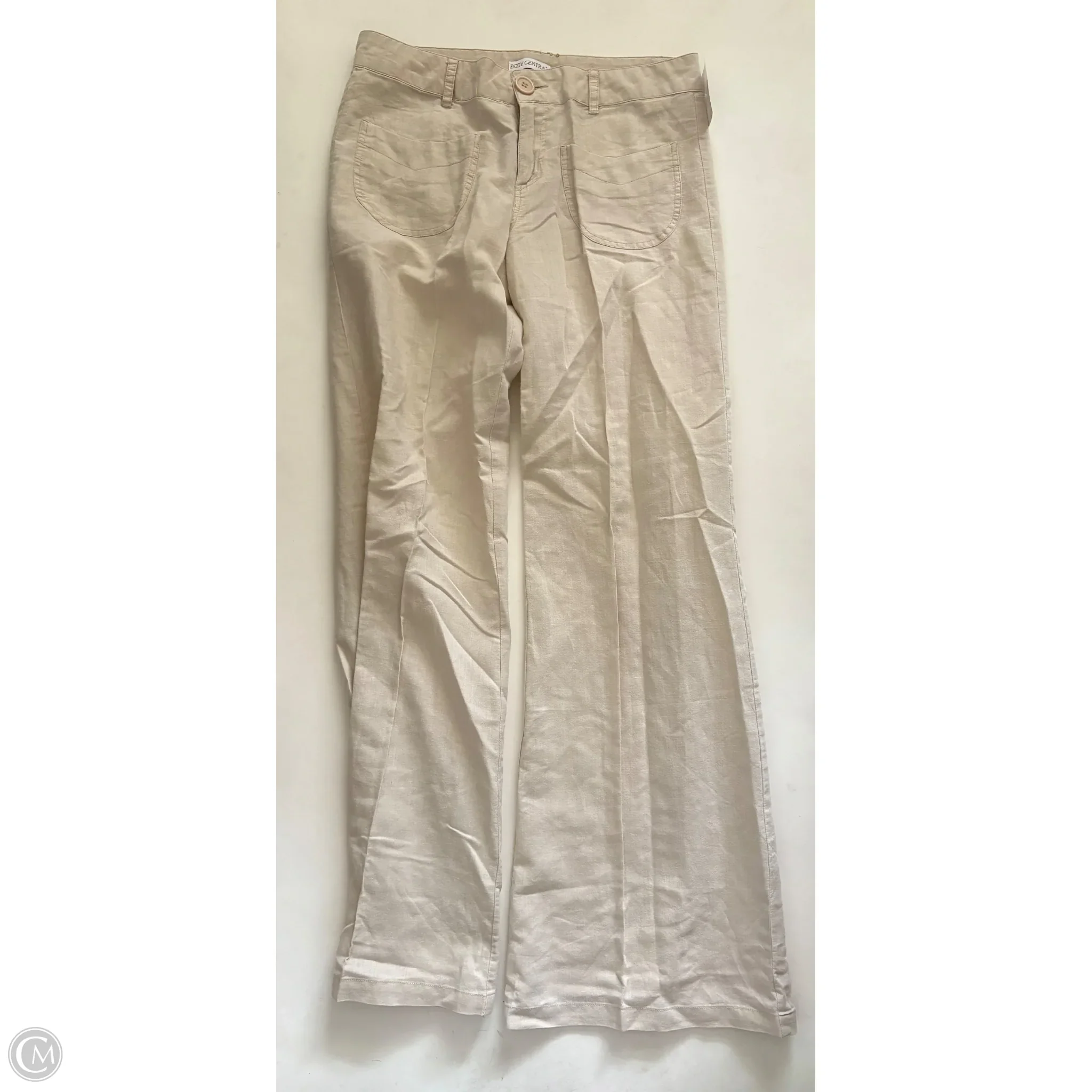 Pants Chinos & Khakis By Body Central In Cream, Size: S - Image 1