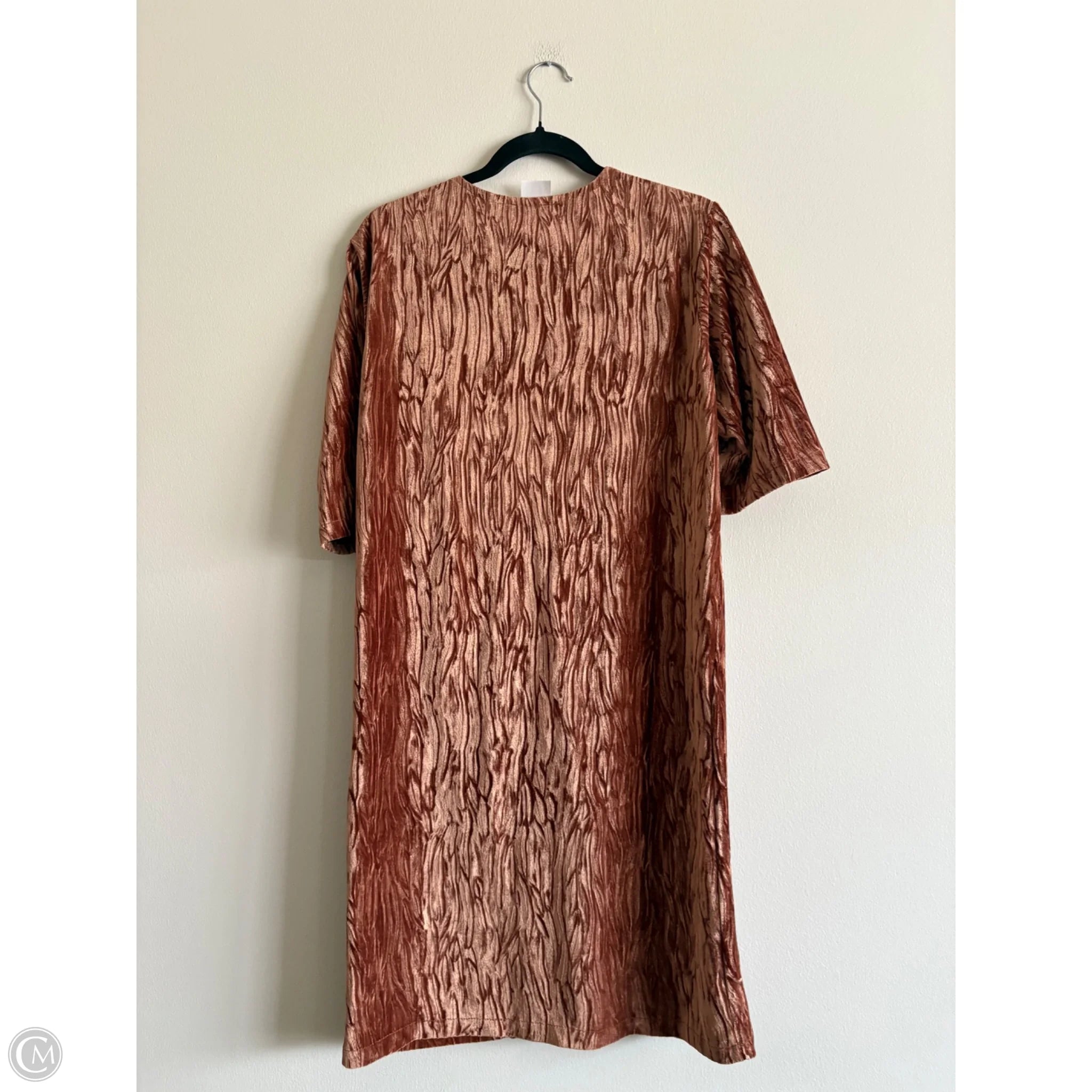 Dress Casual Midi By Zara In Brown, Size: M - Image 2