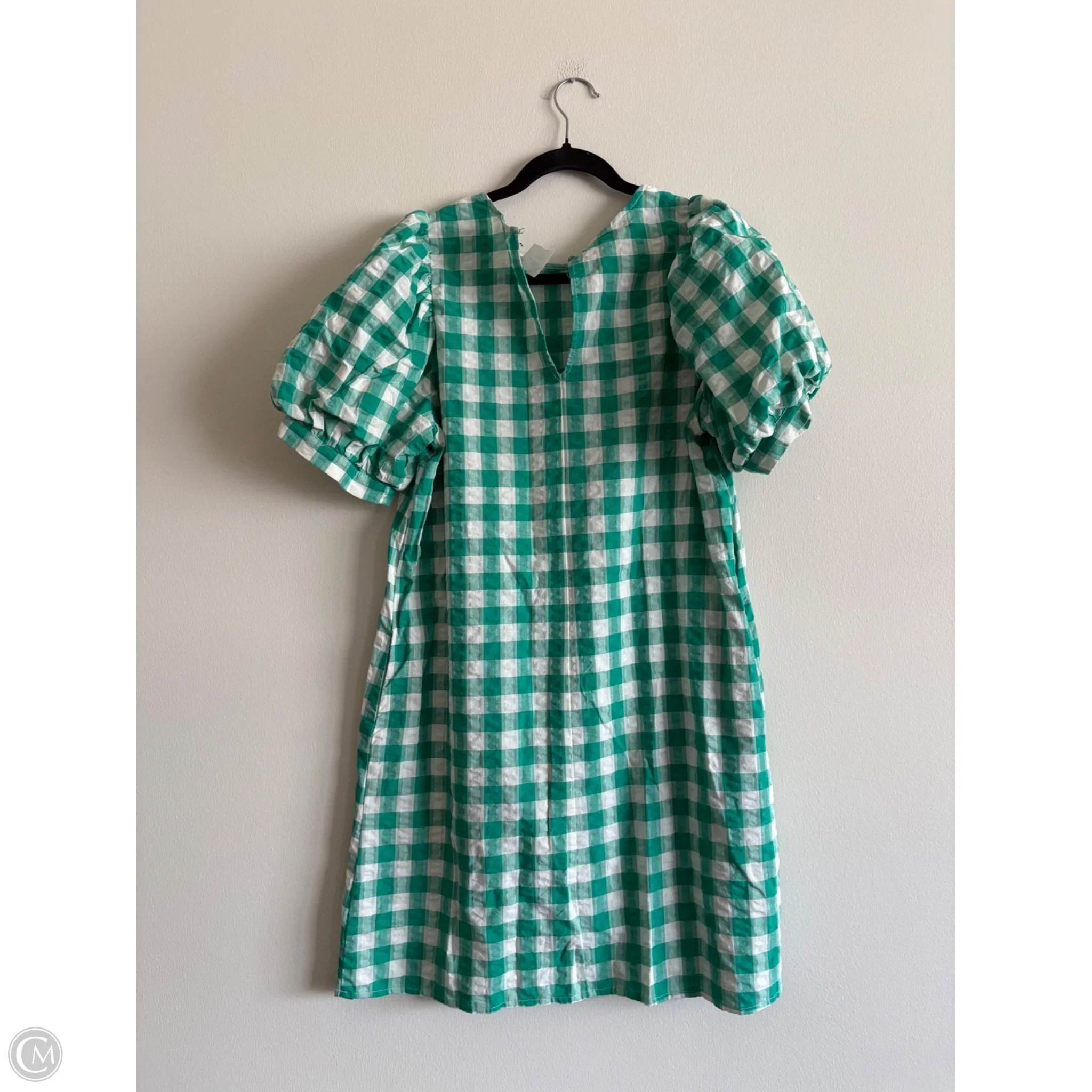 Dress Casual Midi By A New Day In Plaid Pattern, Size: M - Image 2
