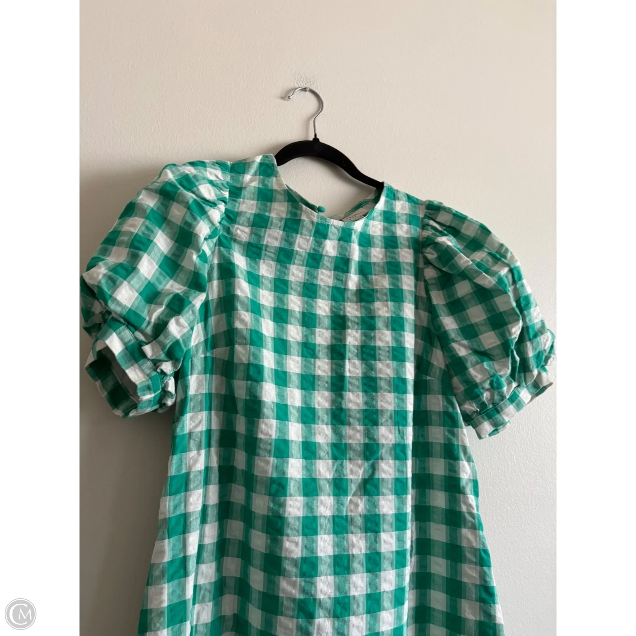 Dress Casual Midi By A New Day In Plaid Pattern, Size: M - Image 3