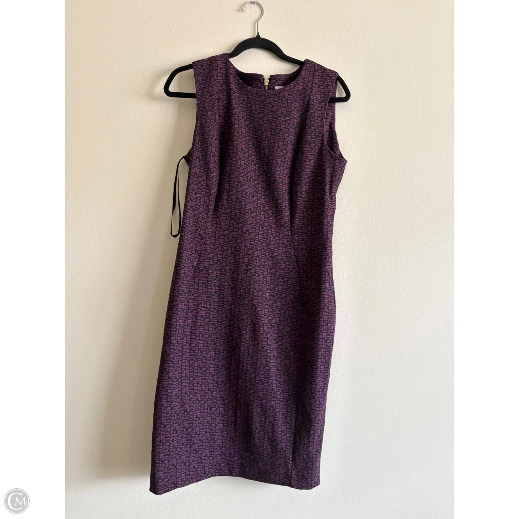 Dress Work By Calvin Klein In Purple, Size: 10 - Image 1