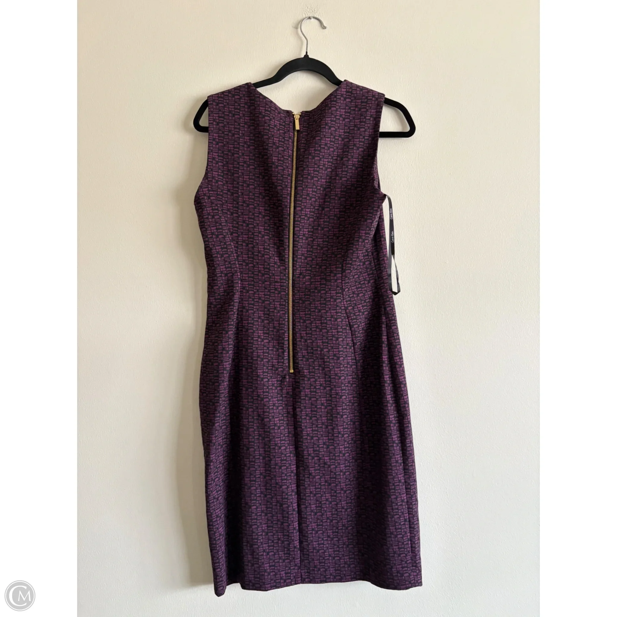Dress Work By Calvin Klein In Purple, Size: 10 - Image 2