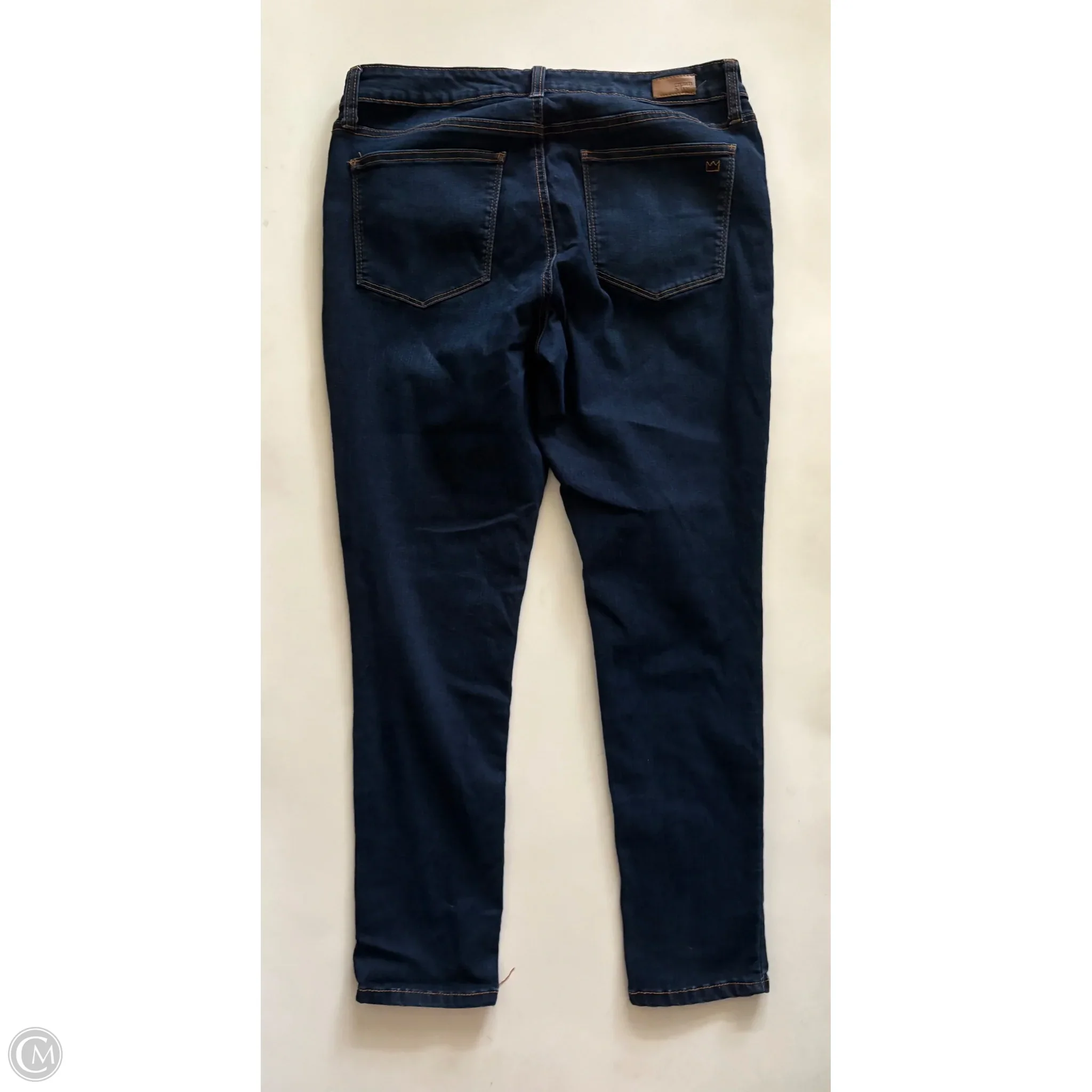 Jeans Skinny By Crown And Ivy In Blue, Size: 12 - Image 2