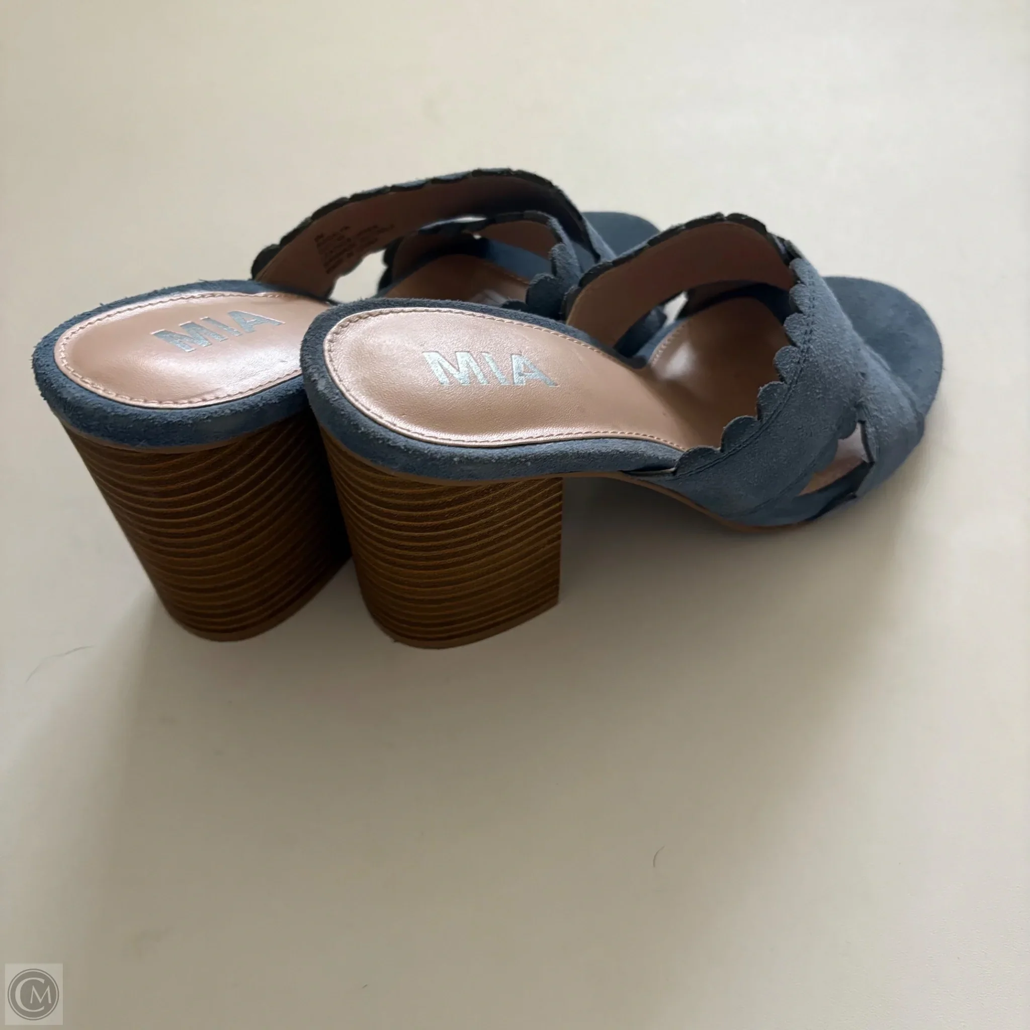 Shoes Heels Block By Mia In Blue, Size: 8 - Image 2