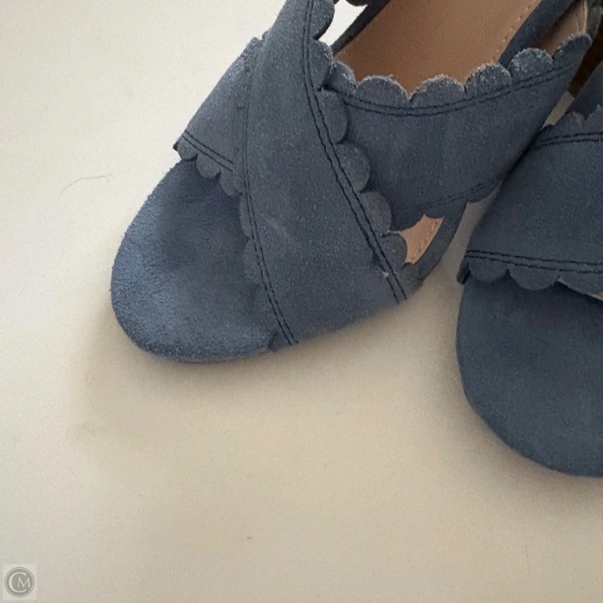 Shoes Heels Block By Mia In Blue, Size: 8 - Image 3