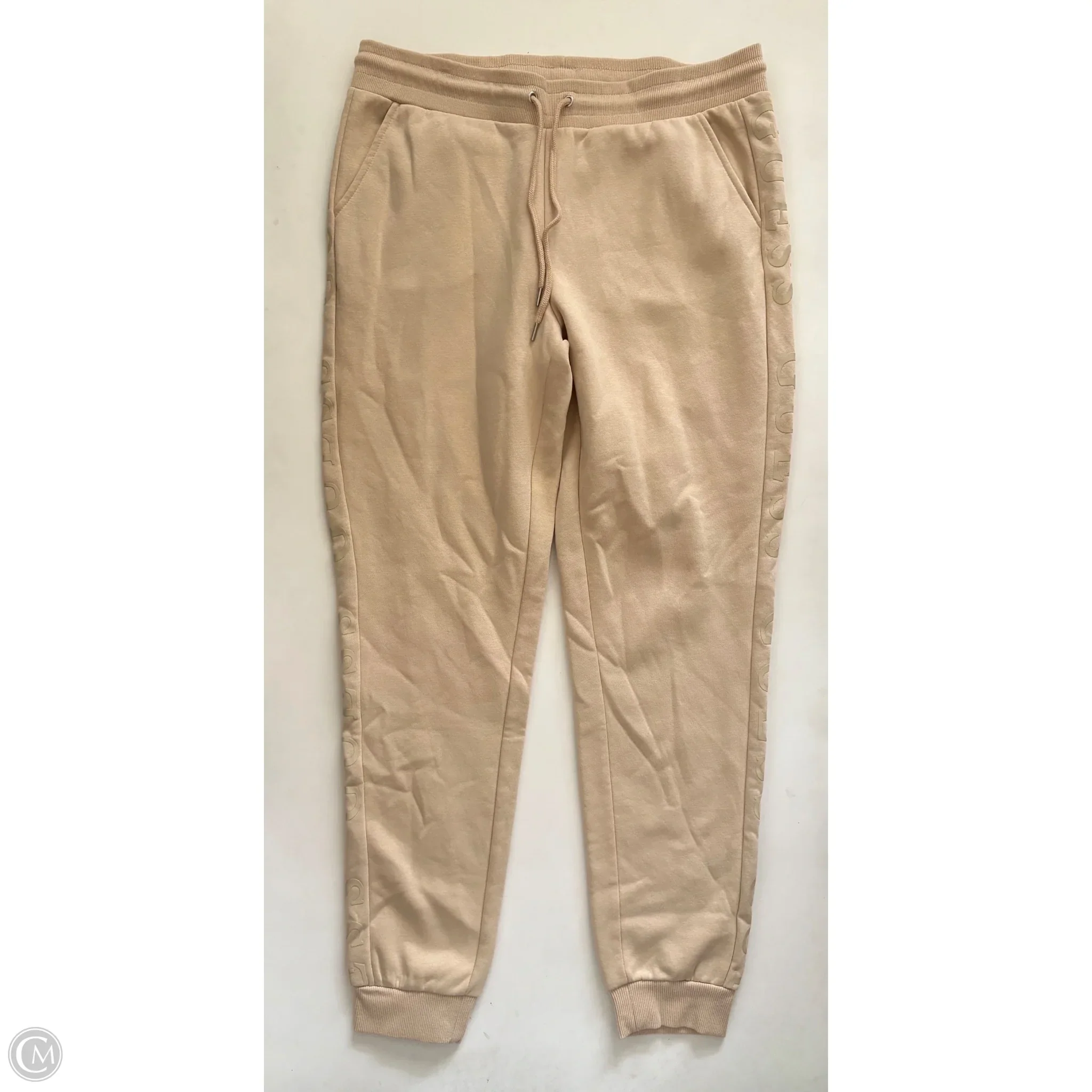 Pants Joggers By Guess In Tan, Size: L - Image 1