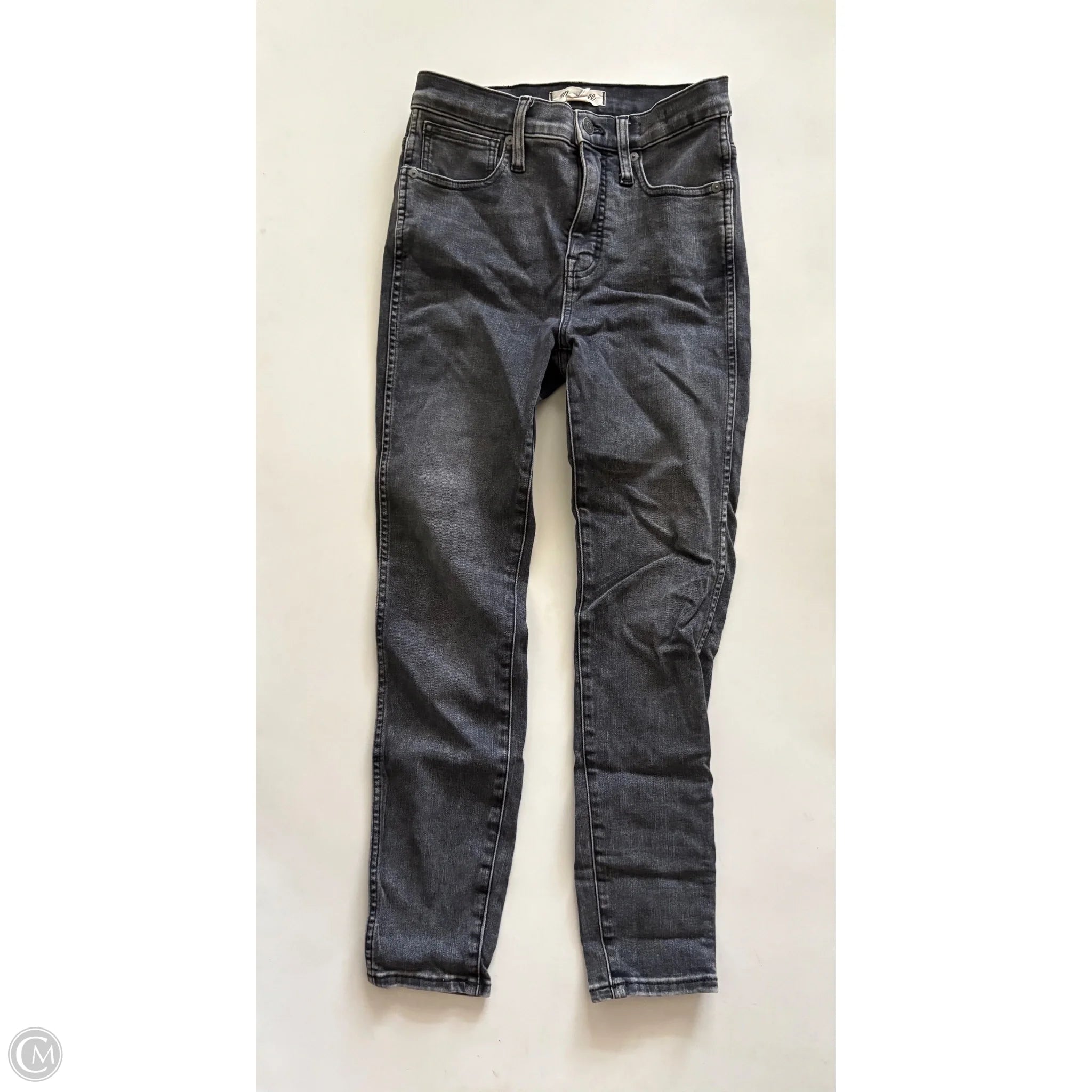 Jeans Skinny By Madewell In Black, Size: 0 - Image 1