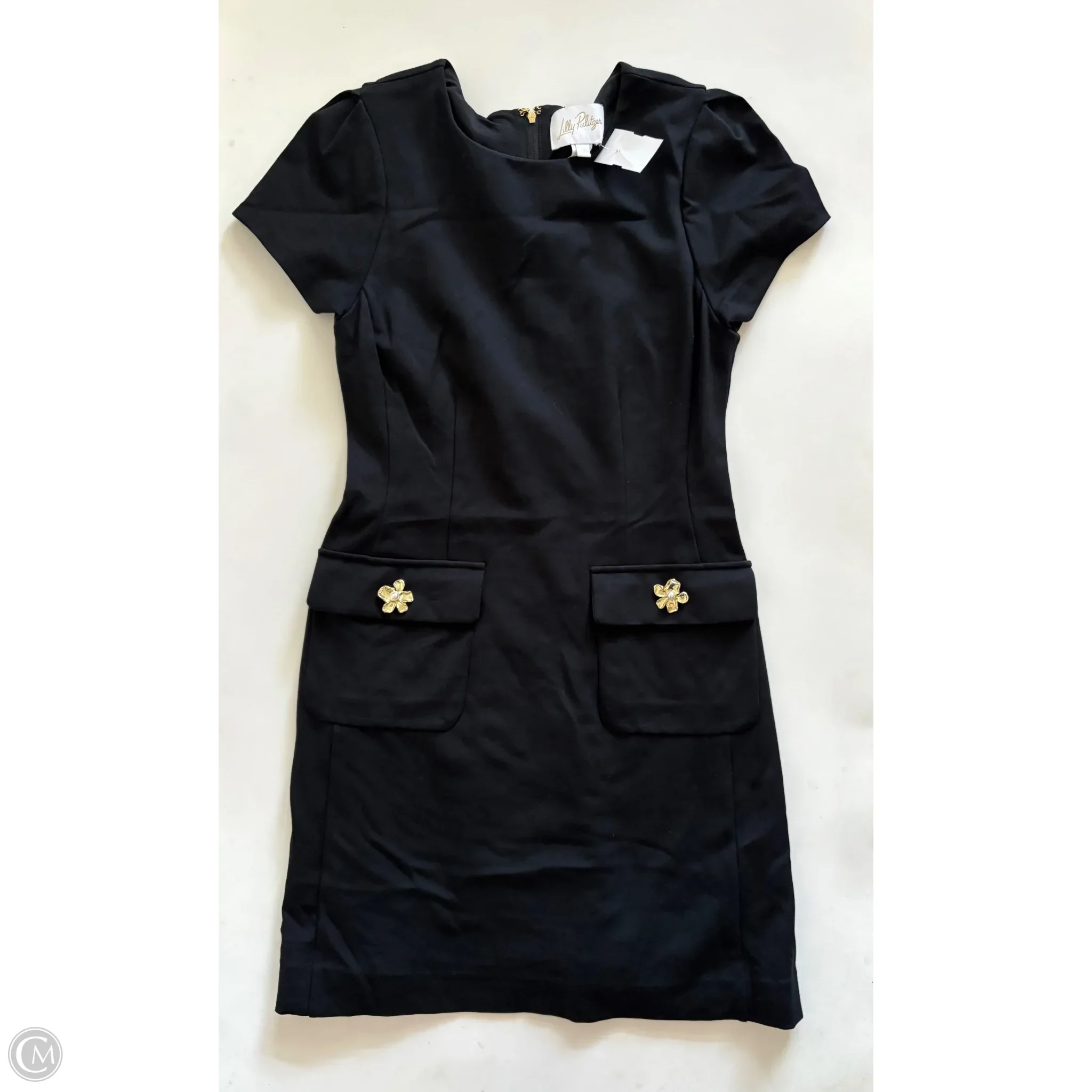 Dress Designer By Lilly Pulitzer In Black, Size: 4 - Image 1