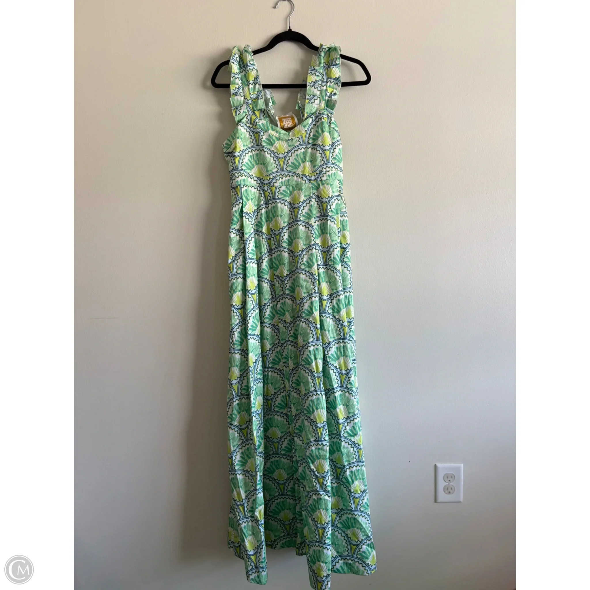 Dress Party Long By Emily Mcarthy In Green, Size: Xs - Image 1