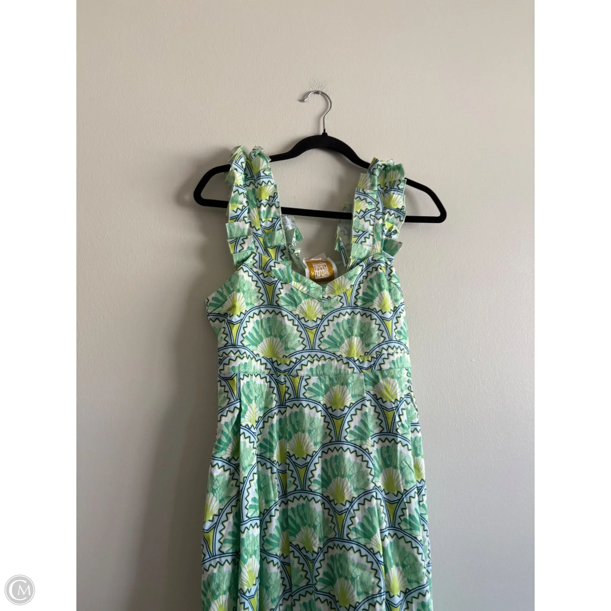 Dress Party Long By Emily Mcarthy In Green, Size: Xs - Image 3