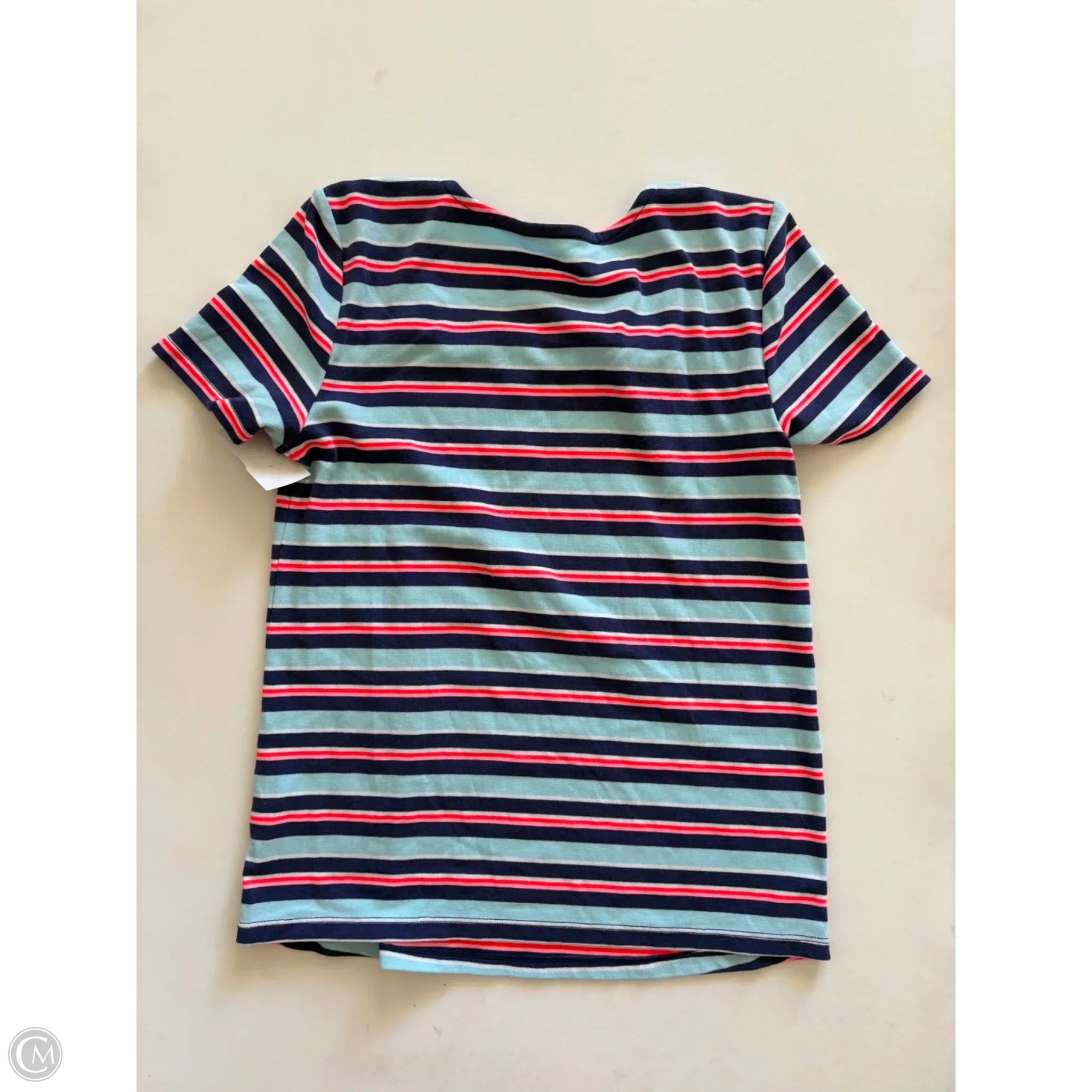 Top Short Sleeve Designer By Lilly Pulitzer In Striped Pattern, Size: Xs - Image 2