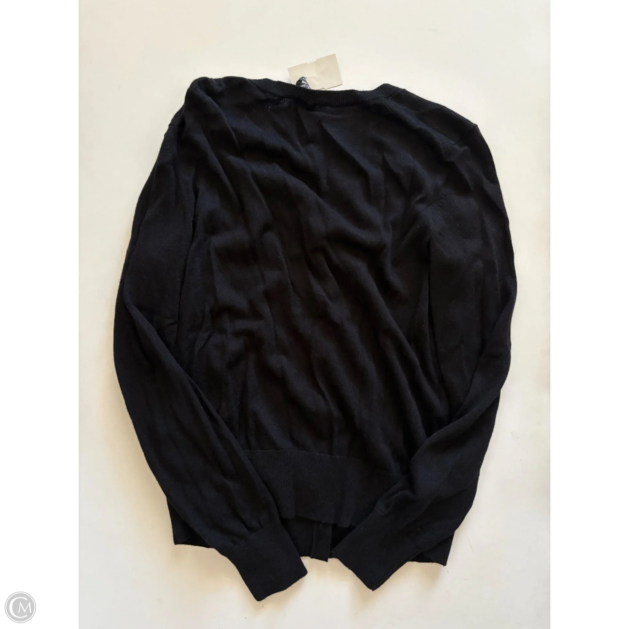Sweater Cardigan Designer By Kate Spade In Black, Size: Xs - Image 2