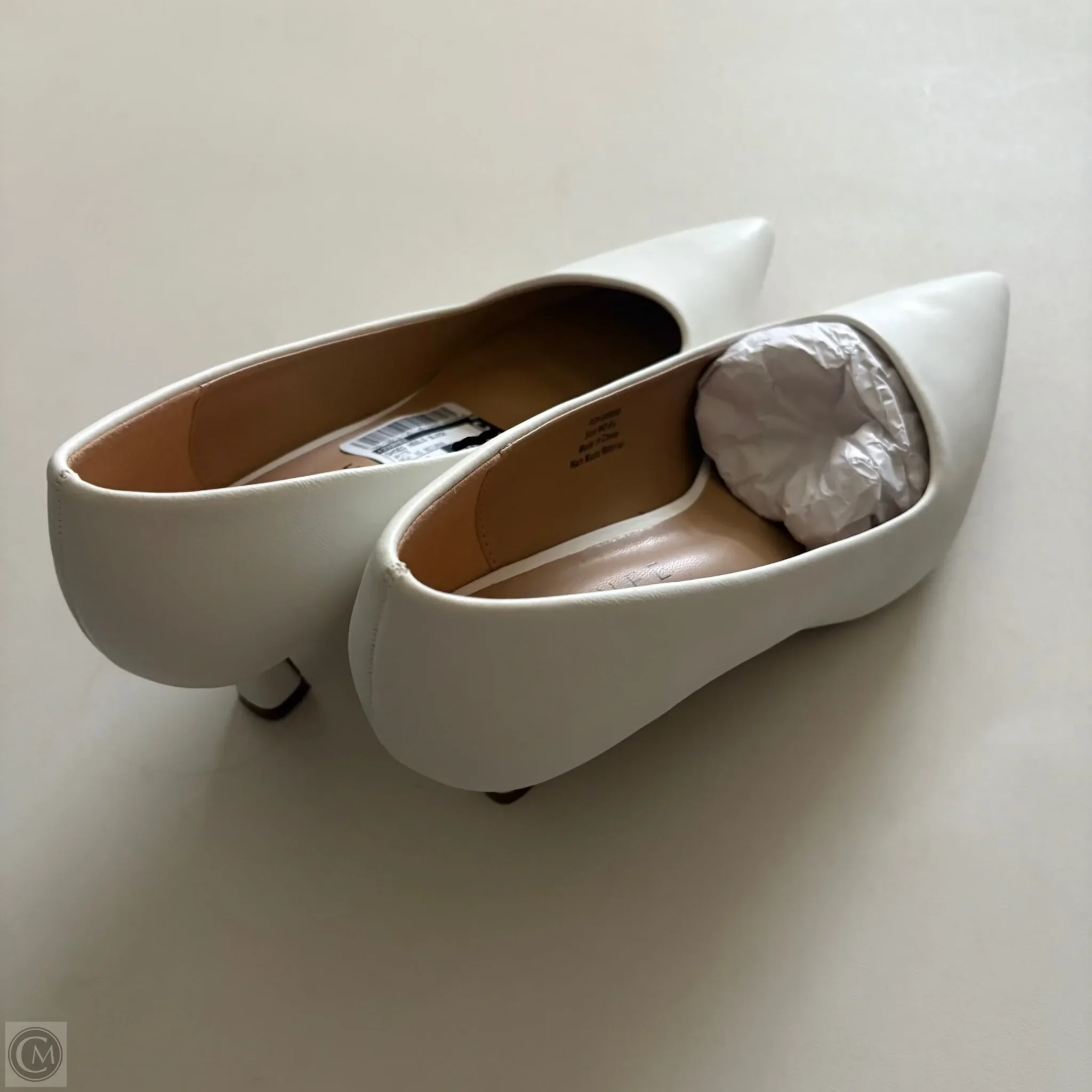 Shoes Heels Block By Journee In White, Size: 8.5 - Image 2