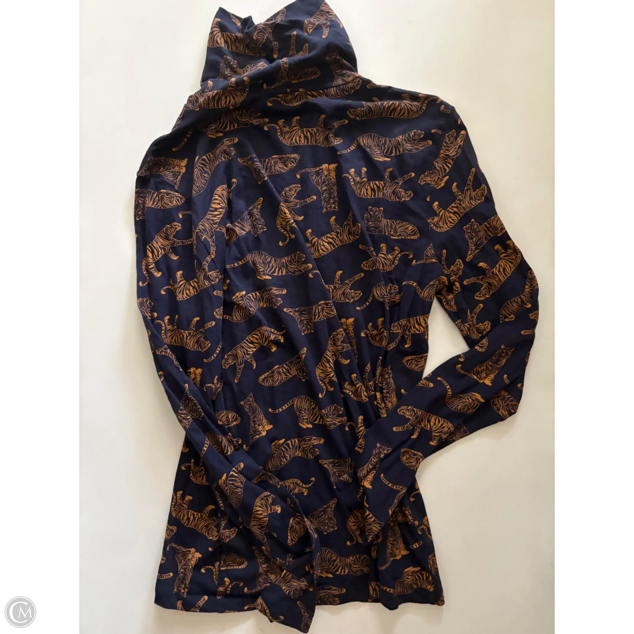 Top Long Sleeve By J. Crew In Animal Print, Size: M - Image 2