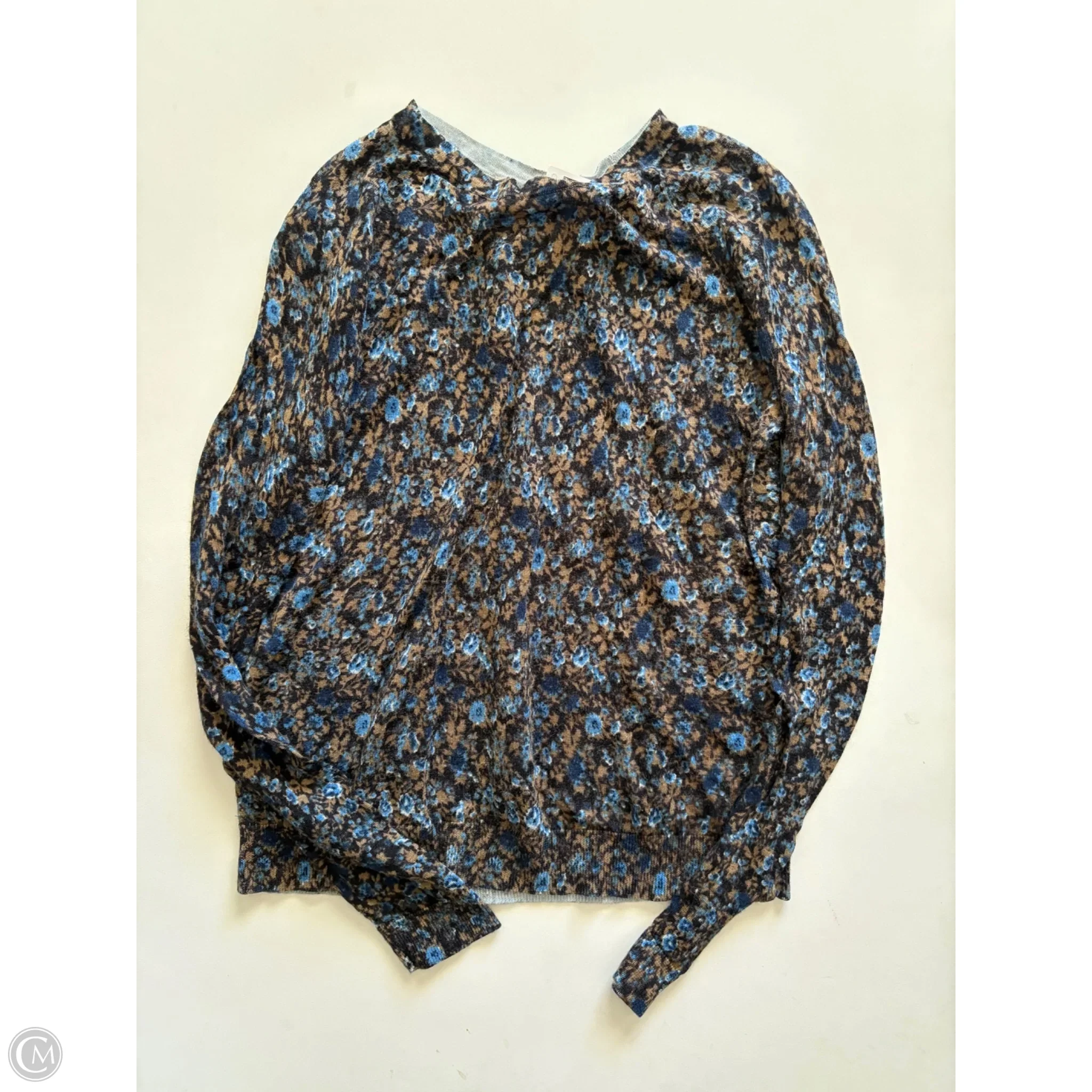 Sweater By Loft In Floral Print, Size: M - Image 1