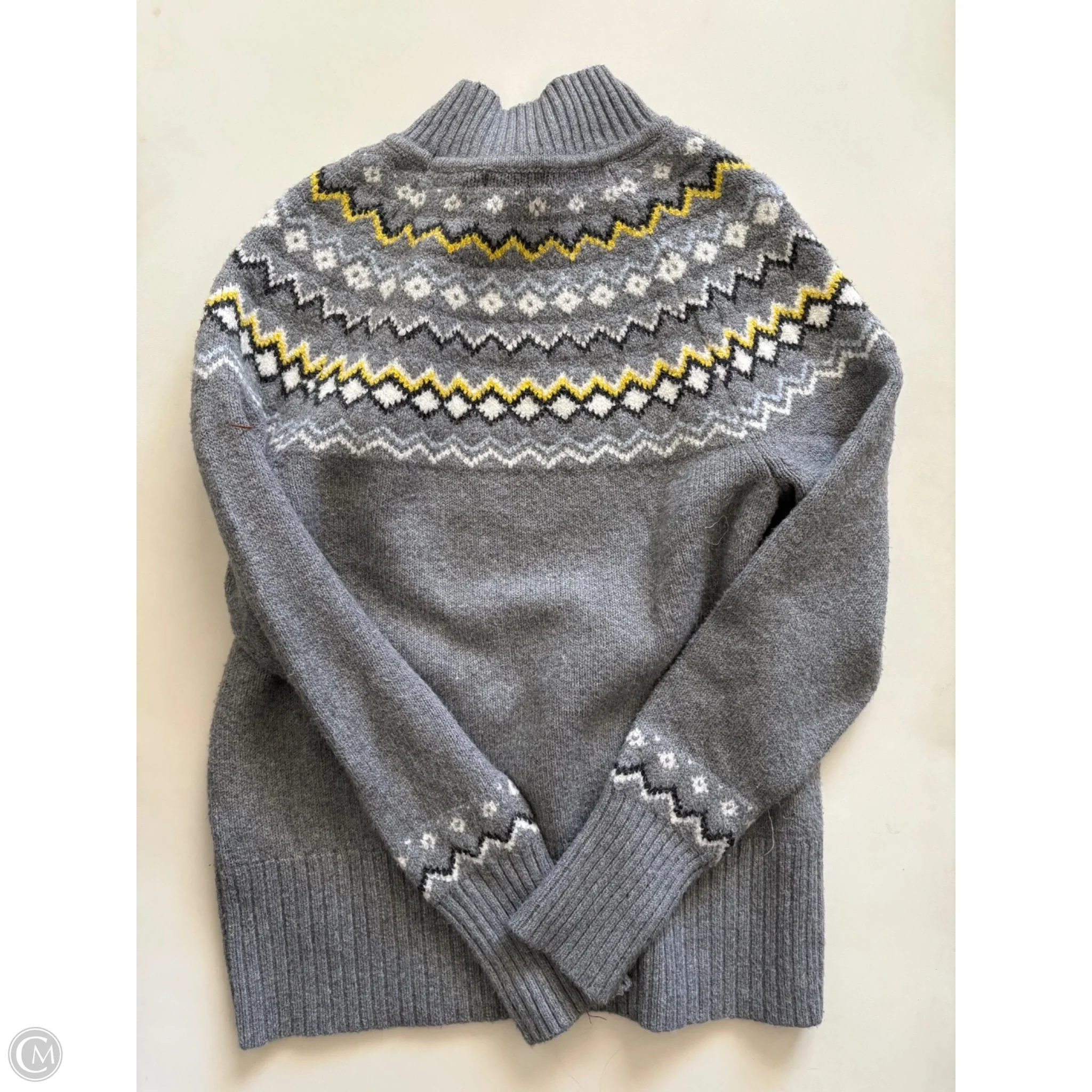 Sweater By Style And Company In Grey, Size: M - Image 2