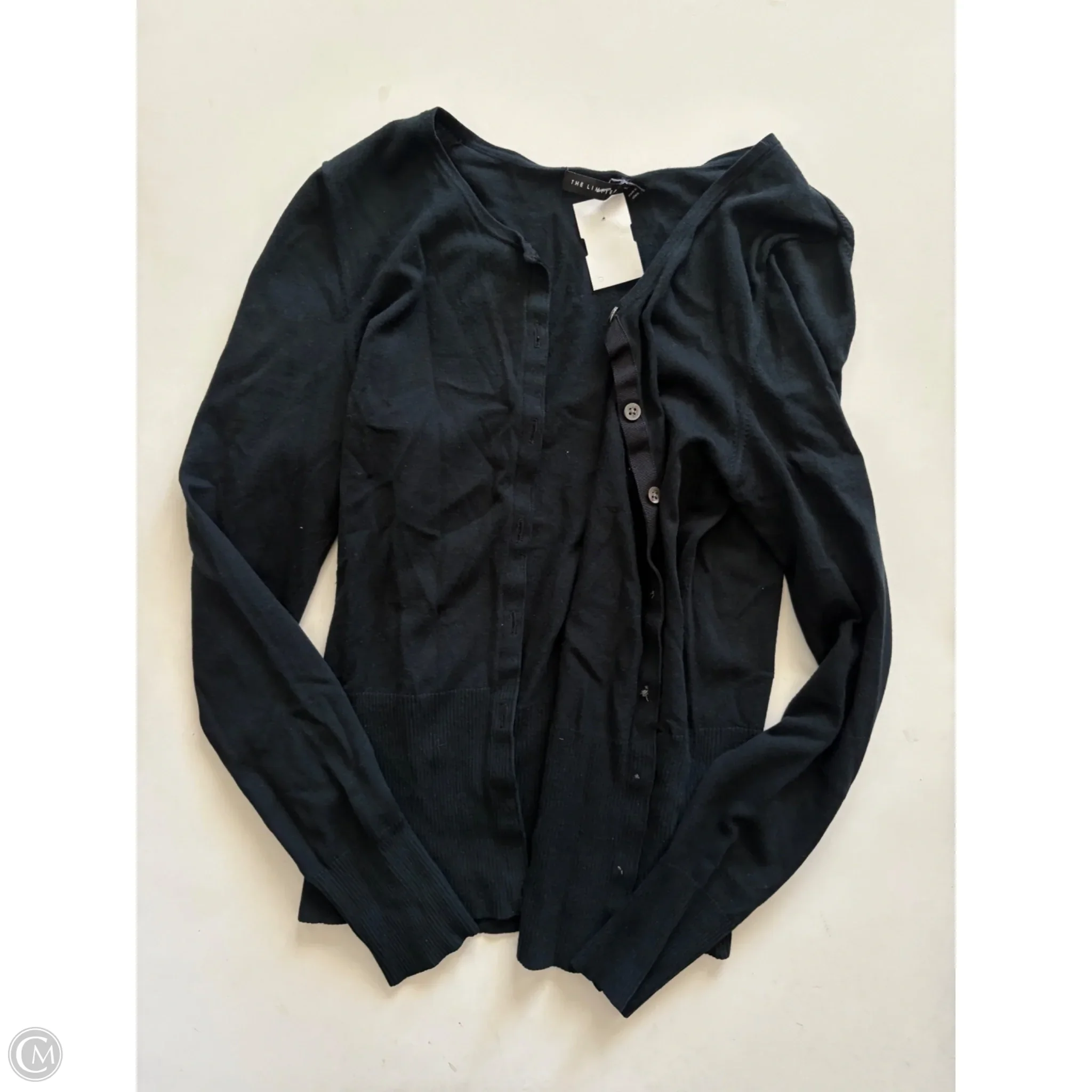 Sweater Cardigan By Limited In Black, Size: M - Image 1