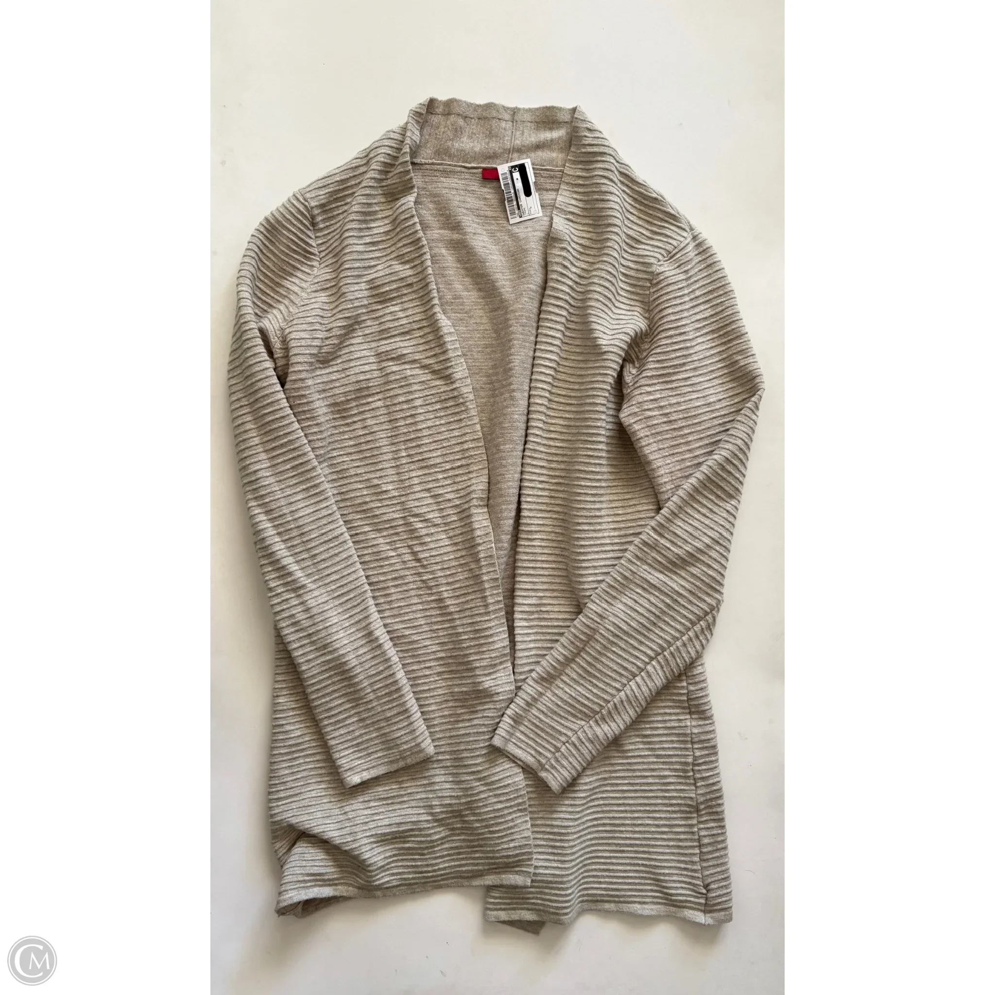 Sweater Cardigan By Red In Taupe, Size: L - Image 1