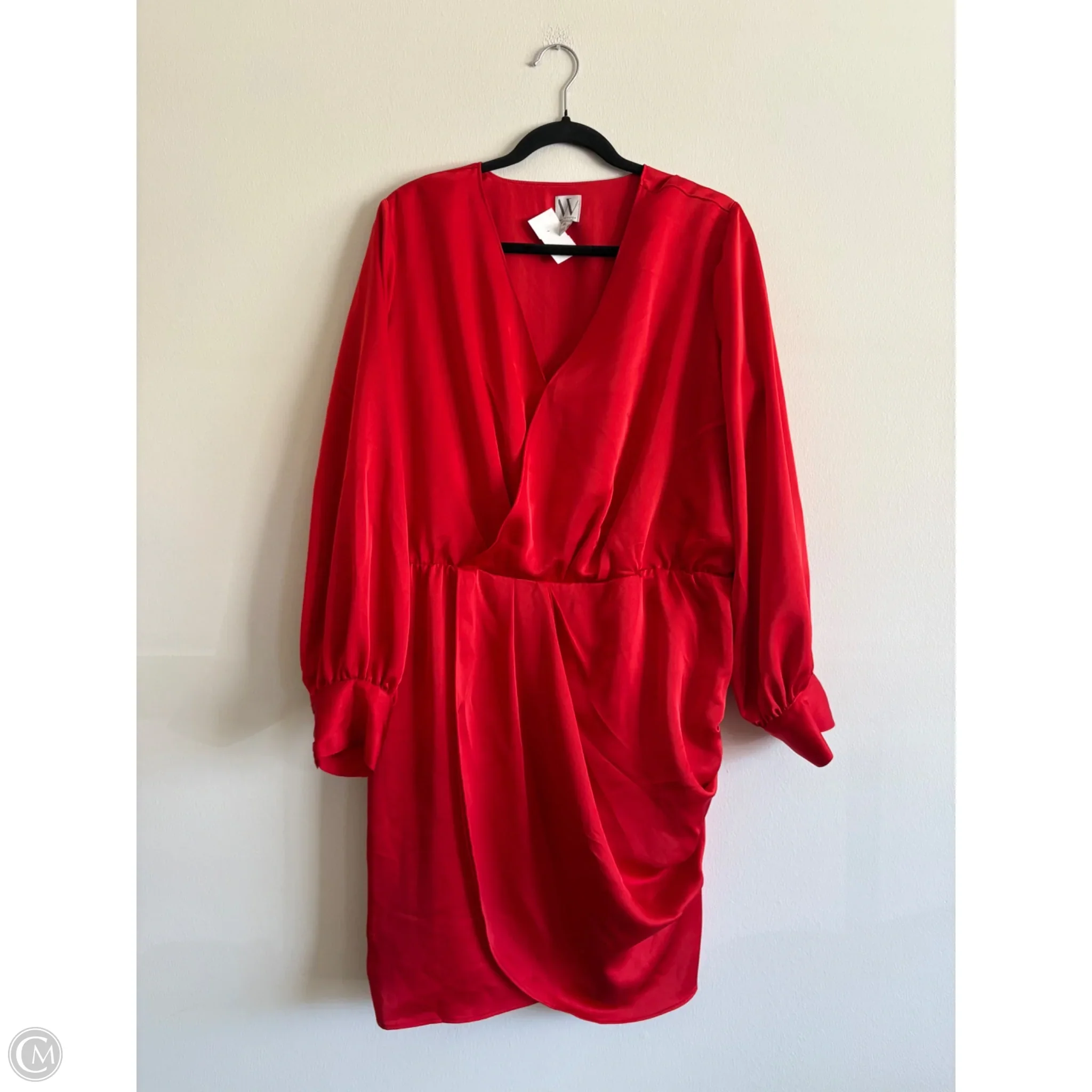 Dress Party Midi By Worthington In Red, Size: Xl - Image 1