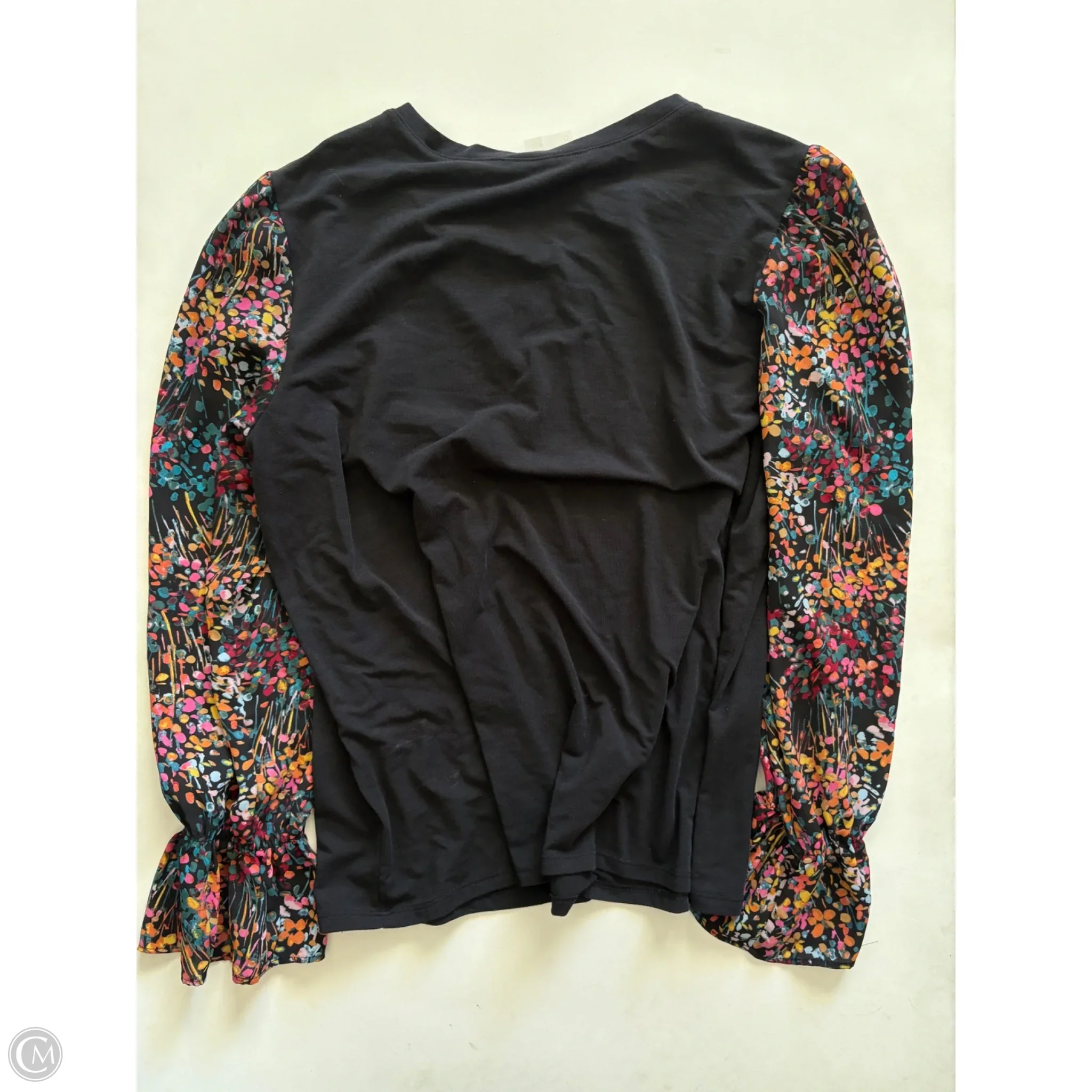 Blouse Long Sleeve By The Pioneer Woman In Black, Size: L - Image 2