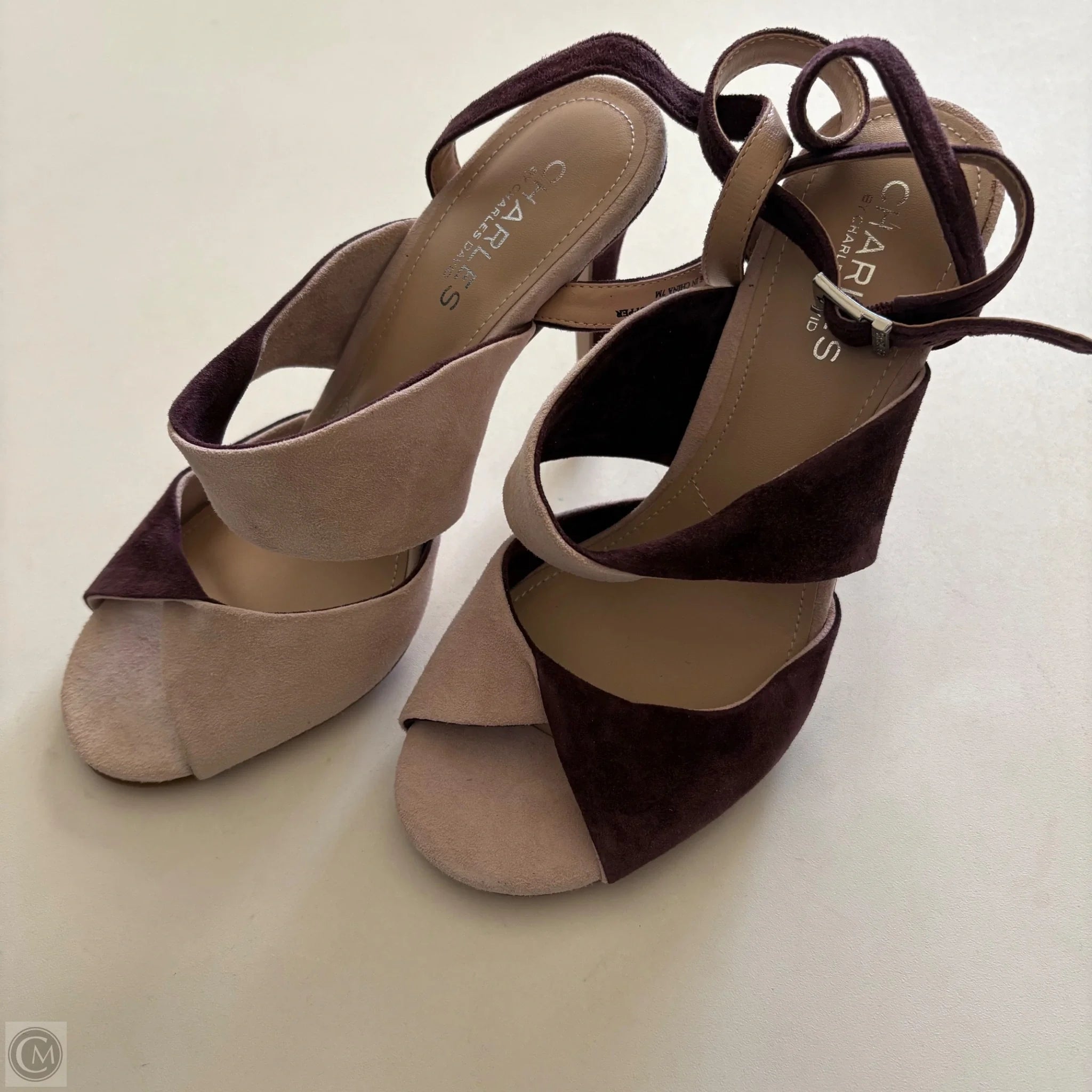 Shoes Heels Kitten By Charles By Charles David In Purple, Size: 7