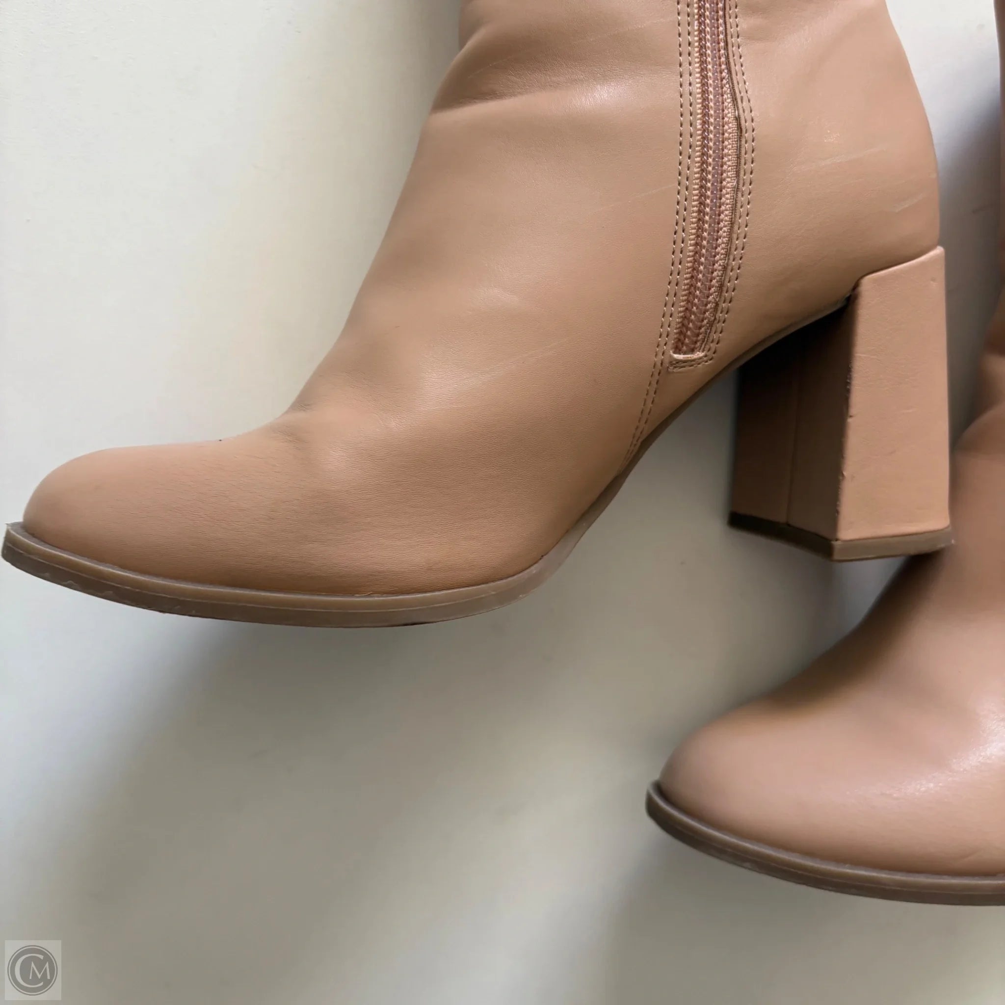 Boots Knee Flats By A New Day In Tan, Size: 7 - Image 3