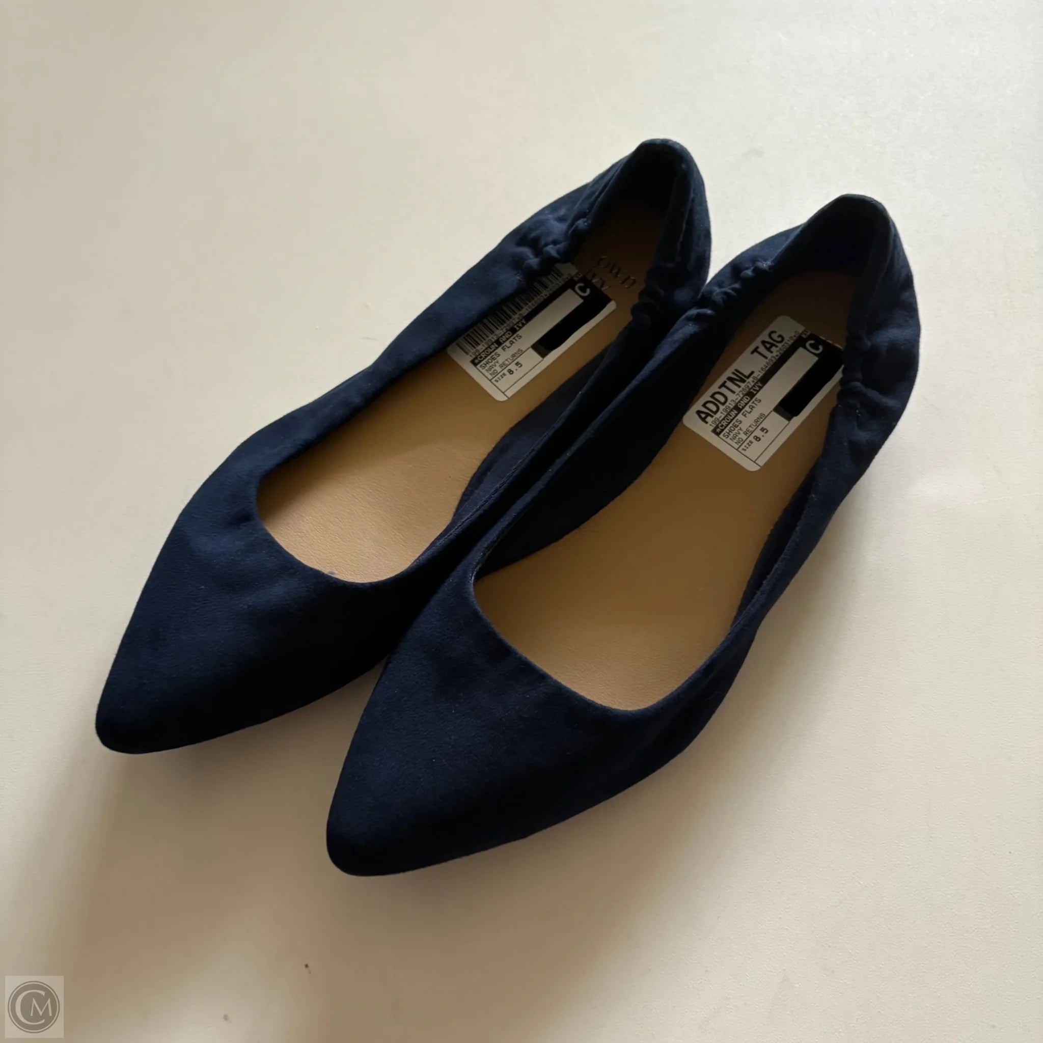Shoes Flats By Crown And Ivy In Navy, Size: 8.5 - Image 1