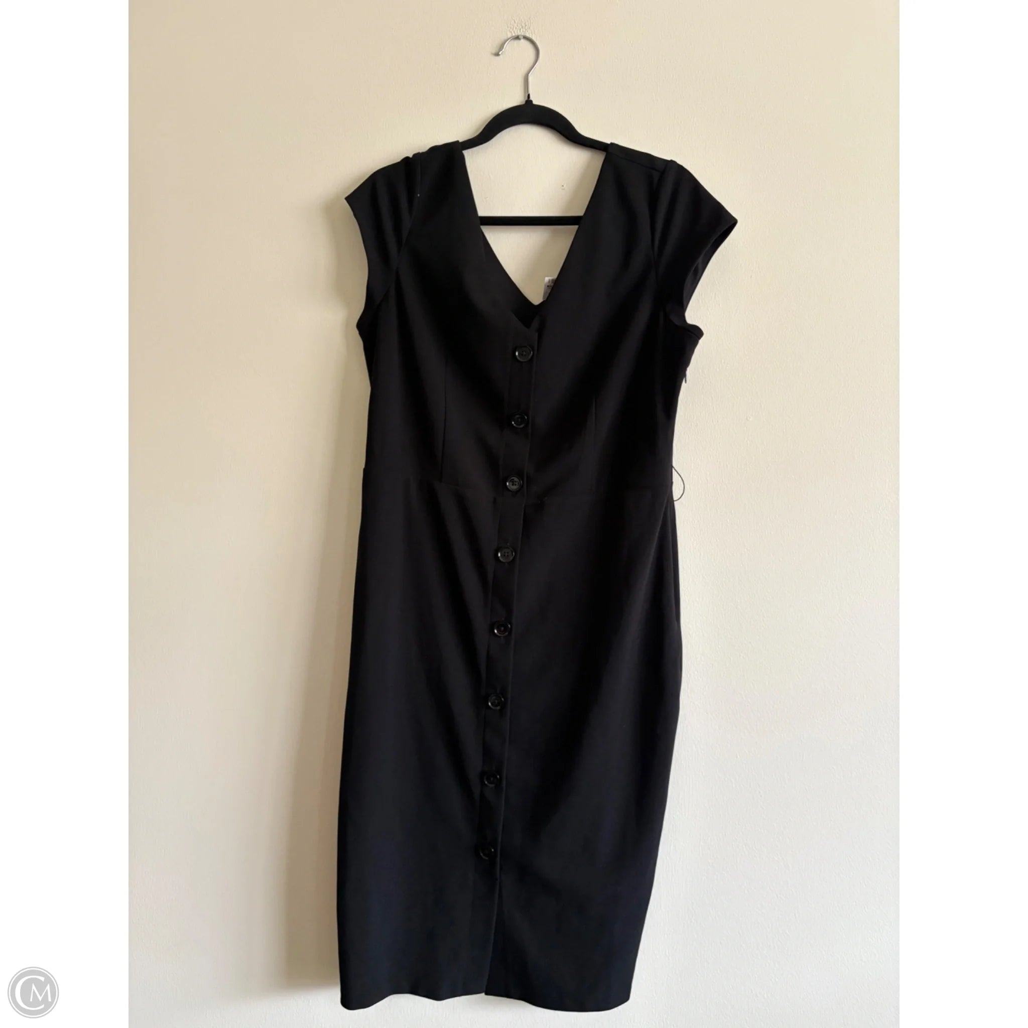 Dress Work By Express In Black, Size: L - Image 1