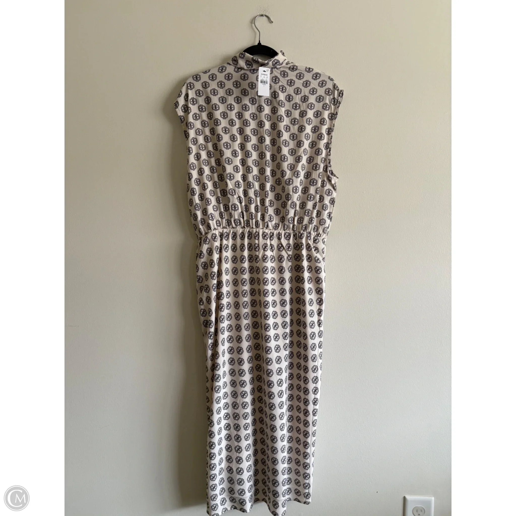 Dress Work By Express In Cream, Size: L - Image 2