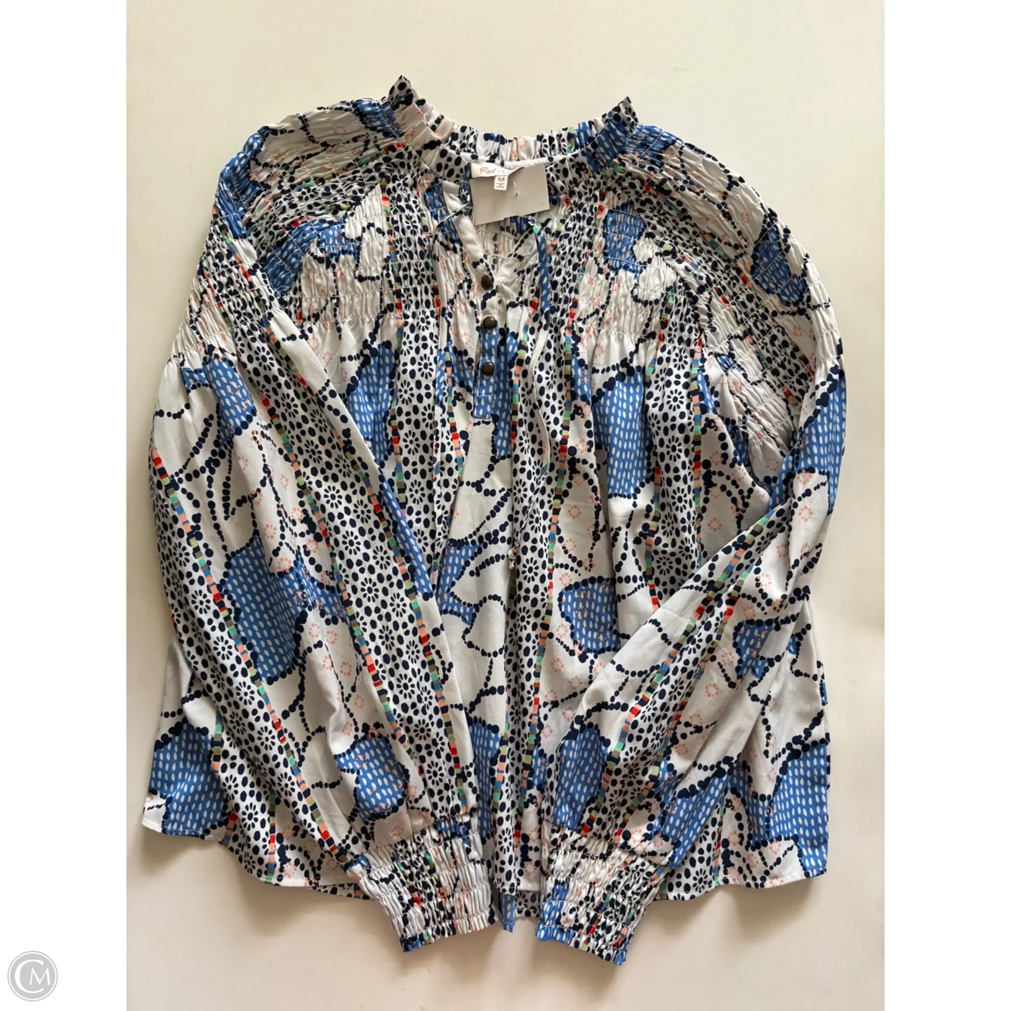 Top Long Sleeve By Red Camel In Multi-colored, Size: M - Image 1